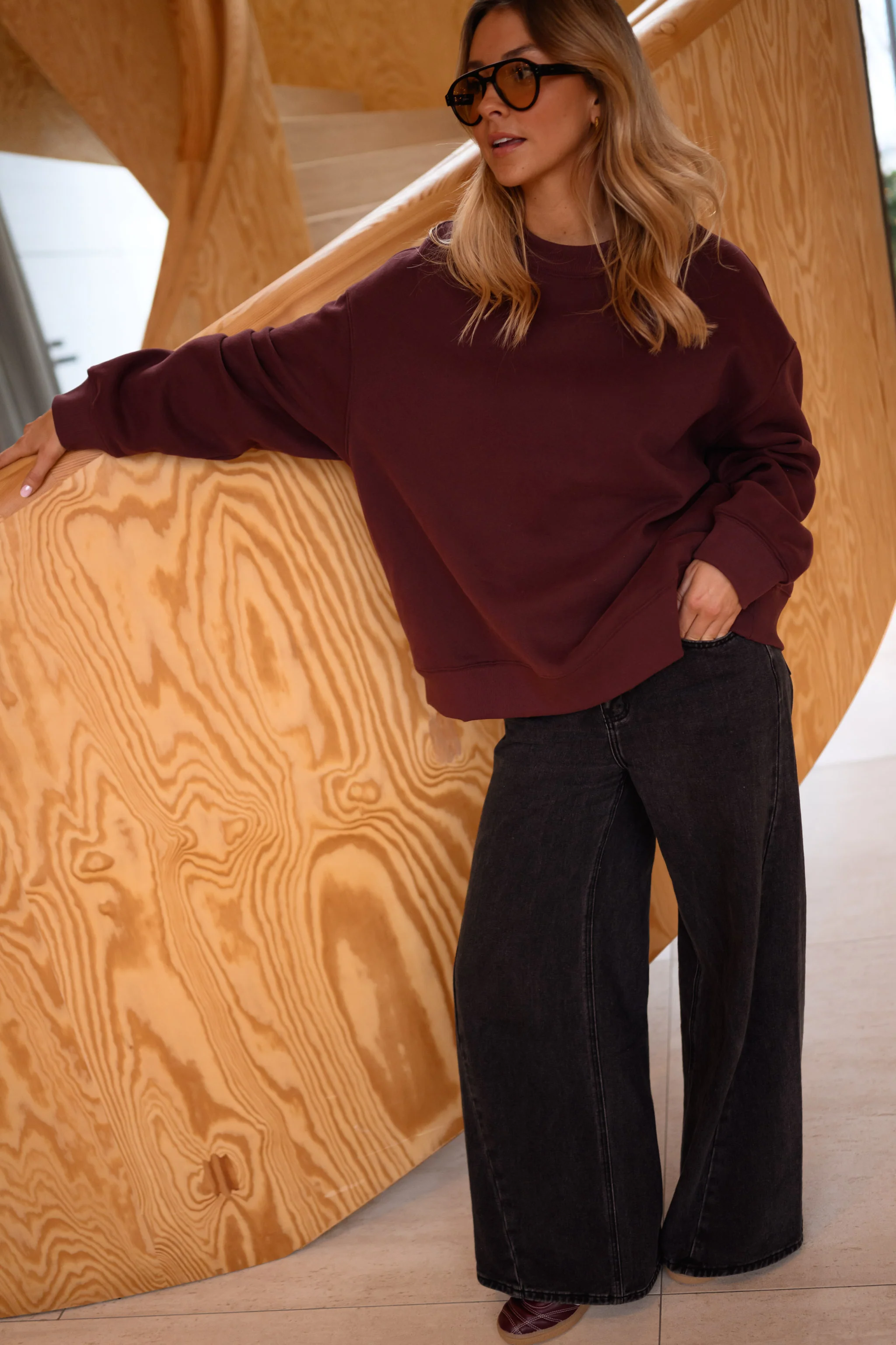 Burgundy Monta Sweater - Image 11