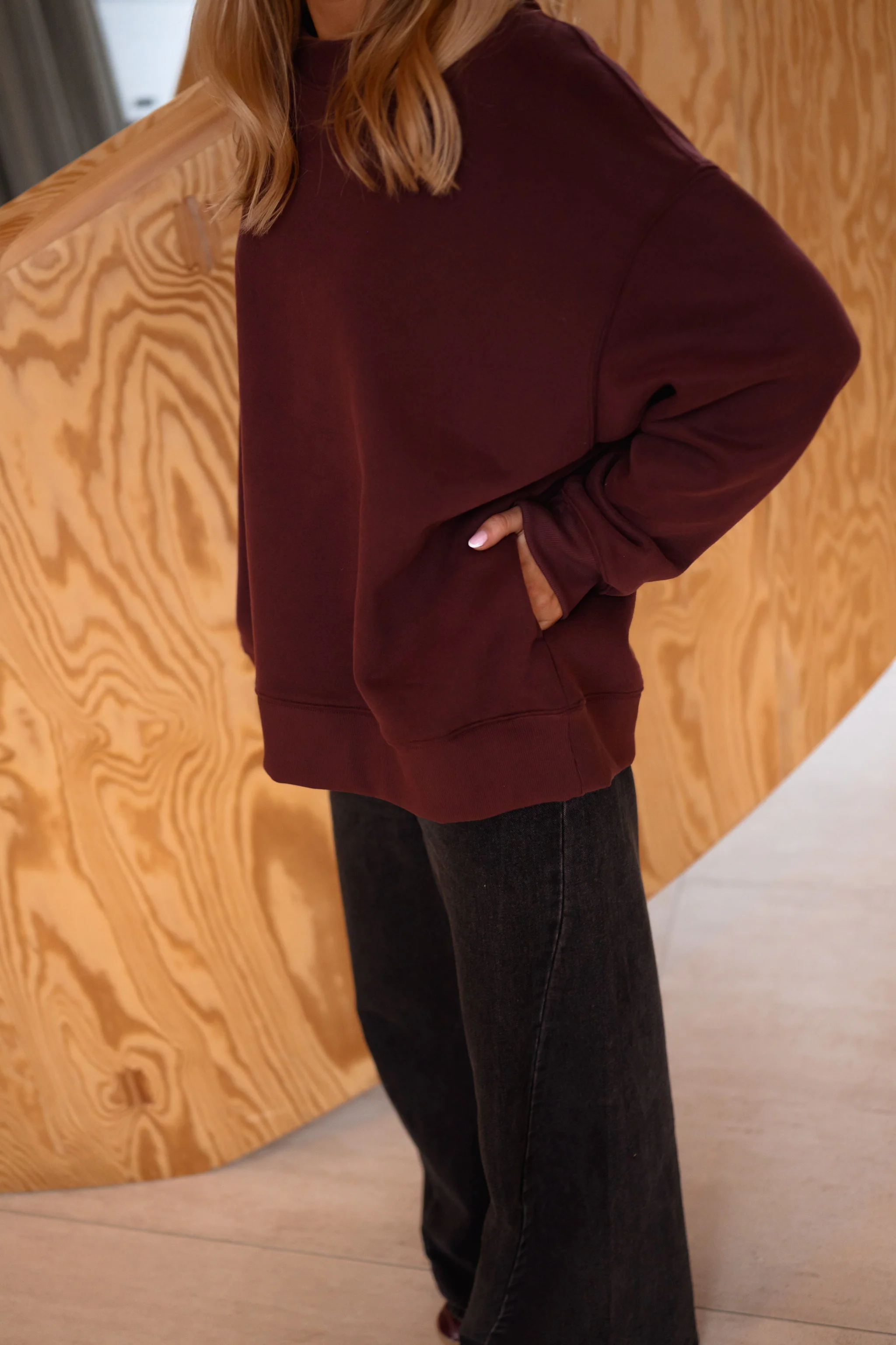 Burgundy Monta Sweater - Image 3