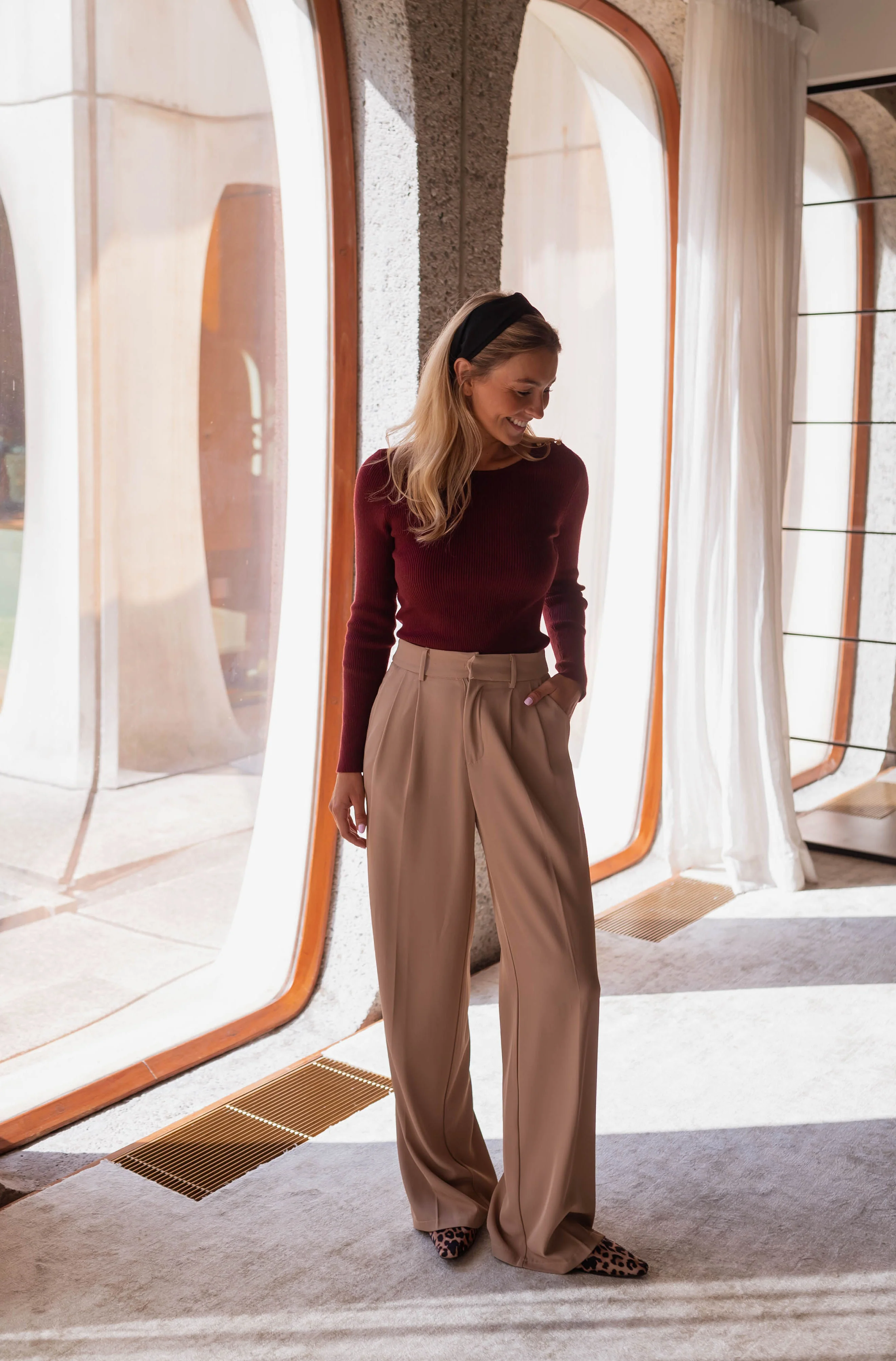 Burgundy Mothy Sweater - Image 4