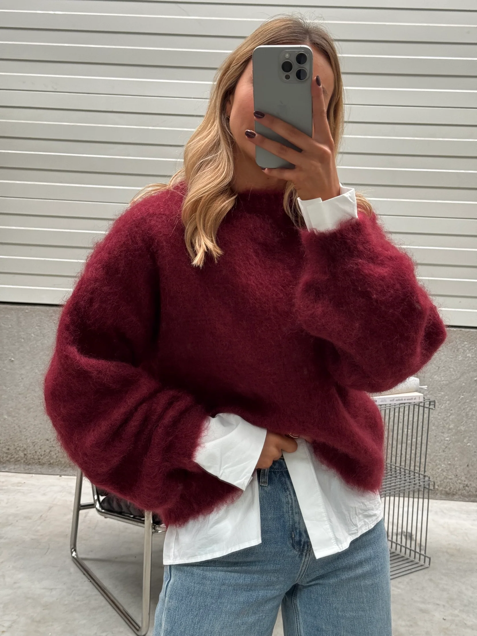 Burgundy Pieter Sweater - Image 11