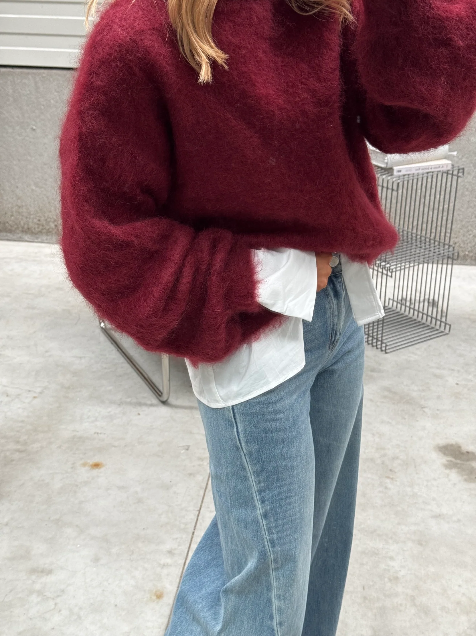 Burgundy Pieter Sweater - Image 12
