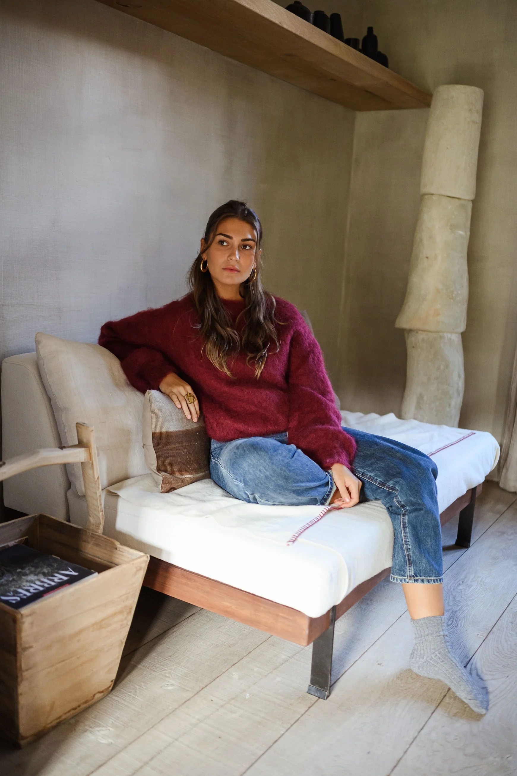 Burgundy Pieter Sweater - Image 4