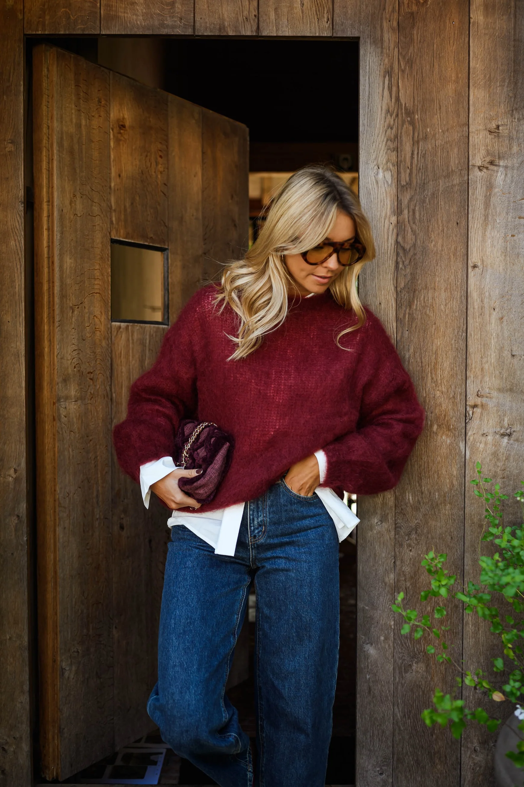 Burgundy Pieter Sweater - Image 6