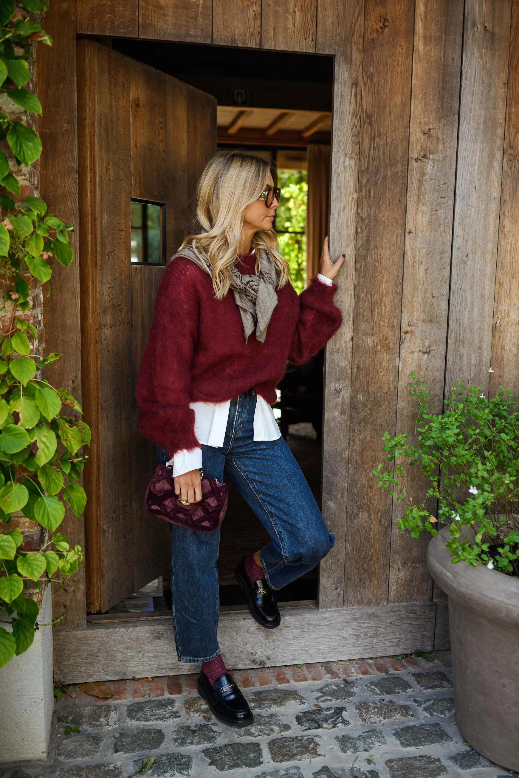 Burgundy Pieter Sweater - Image 7