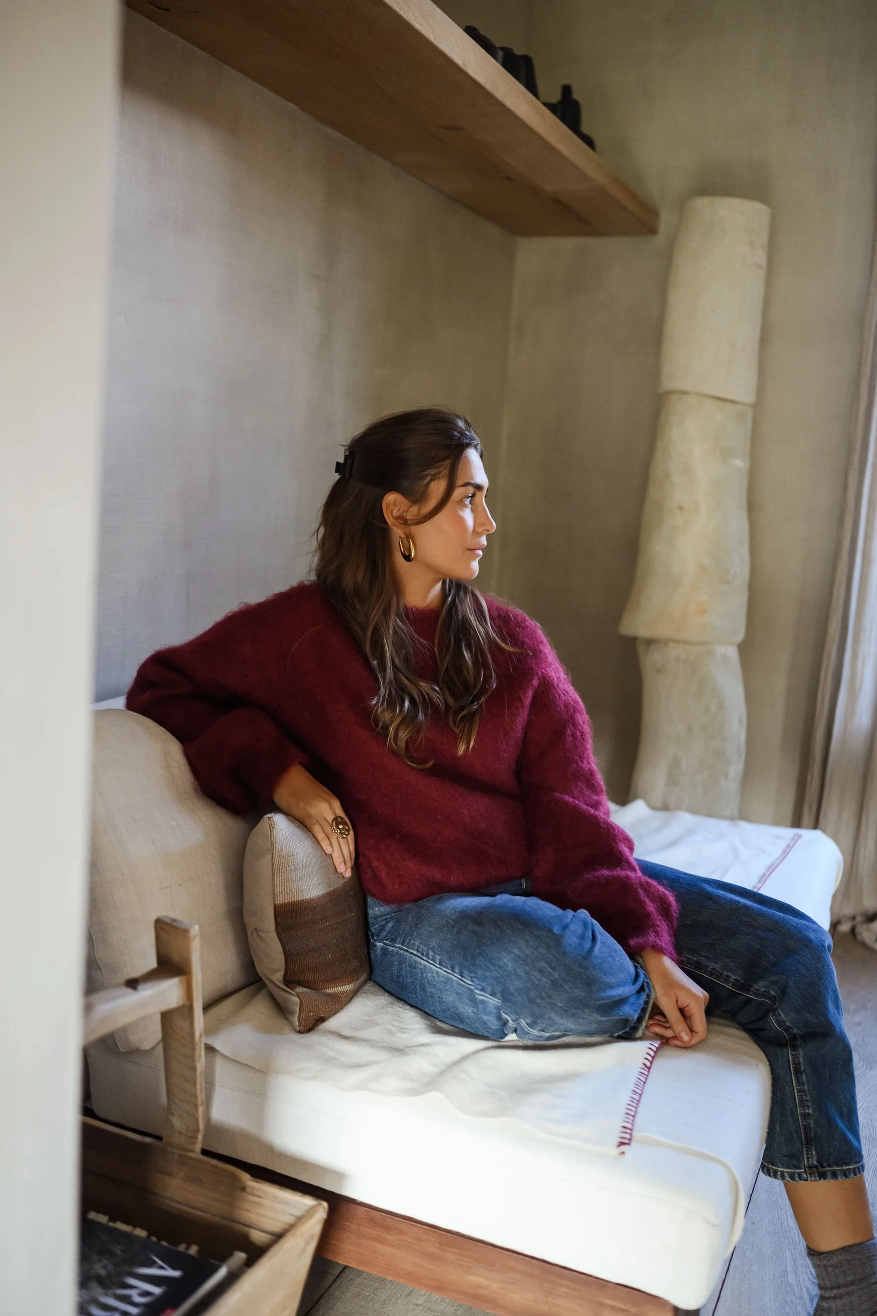 Burgundy Pieter Sweater - Image 9