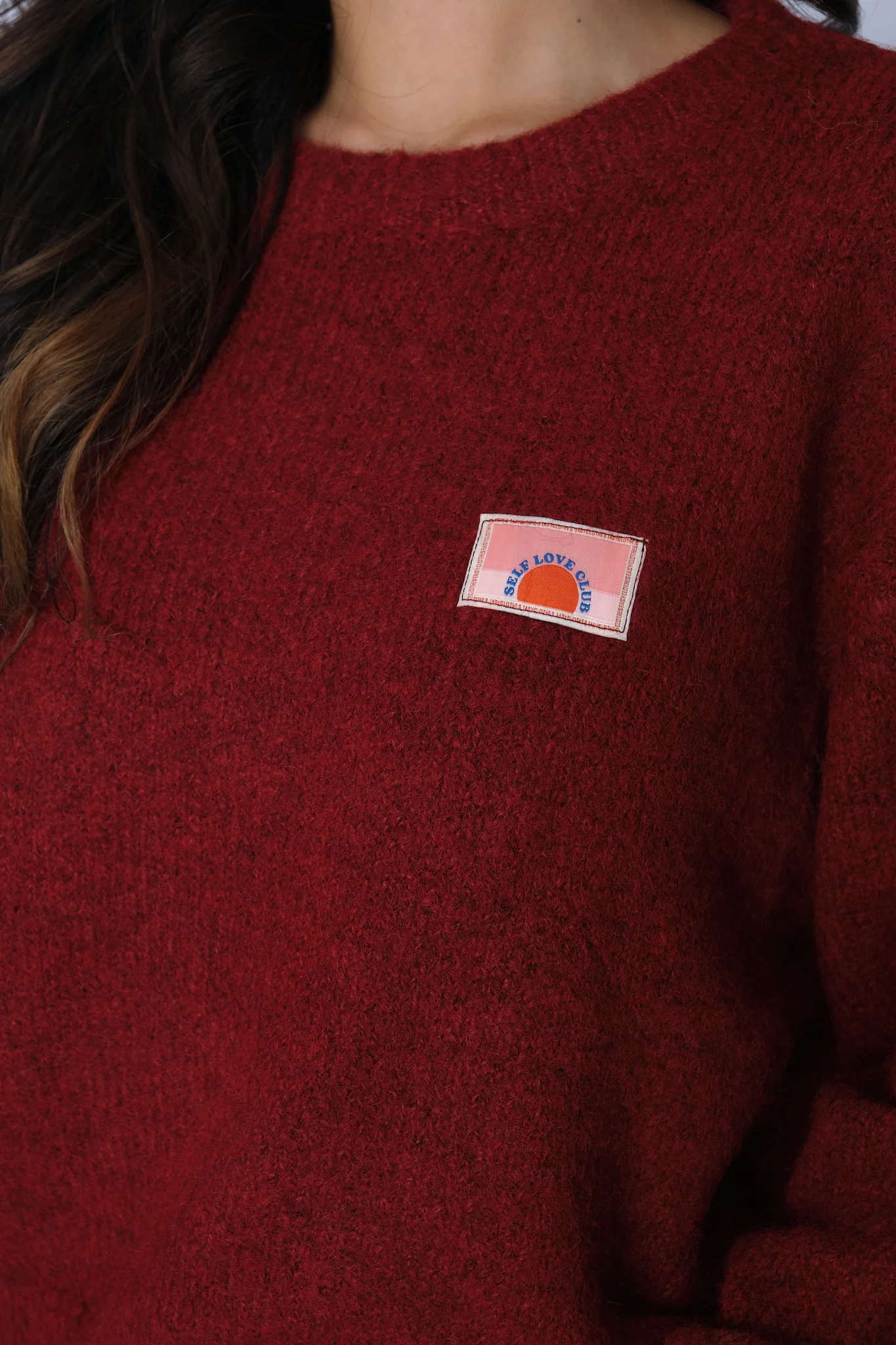 Burgundy Teri Sweater - Image 4