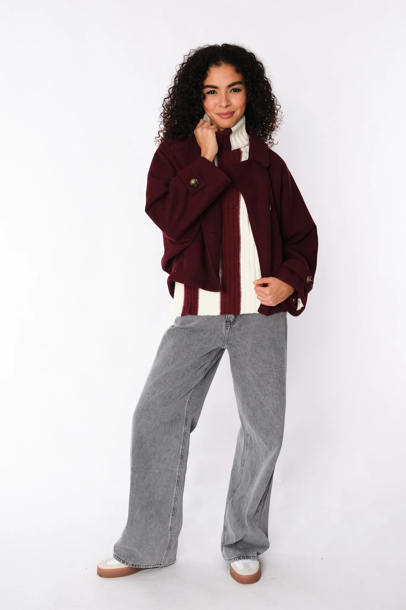 Burgundy Tosca Coat - Image 15