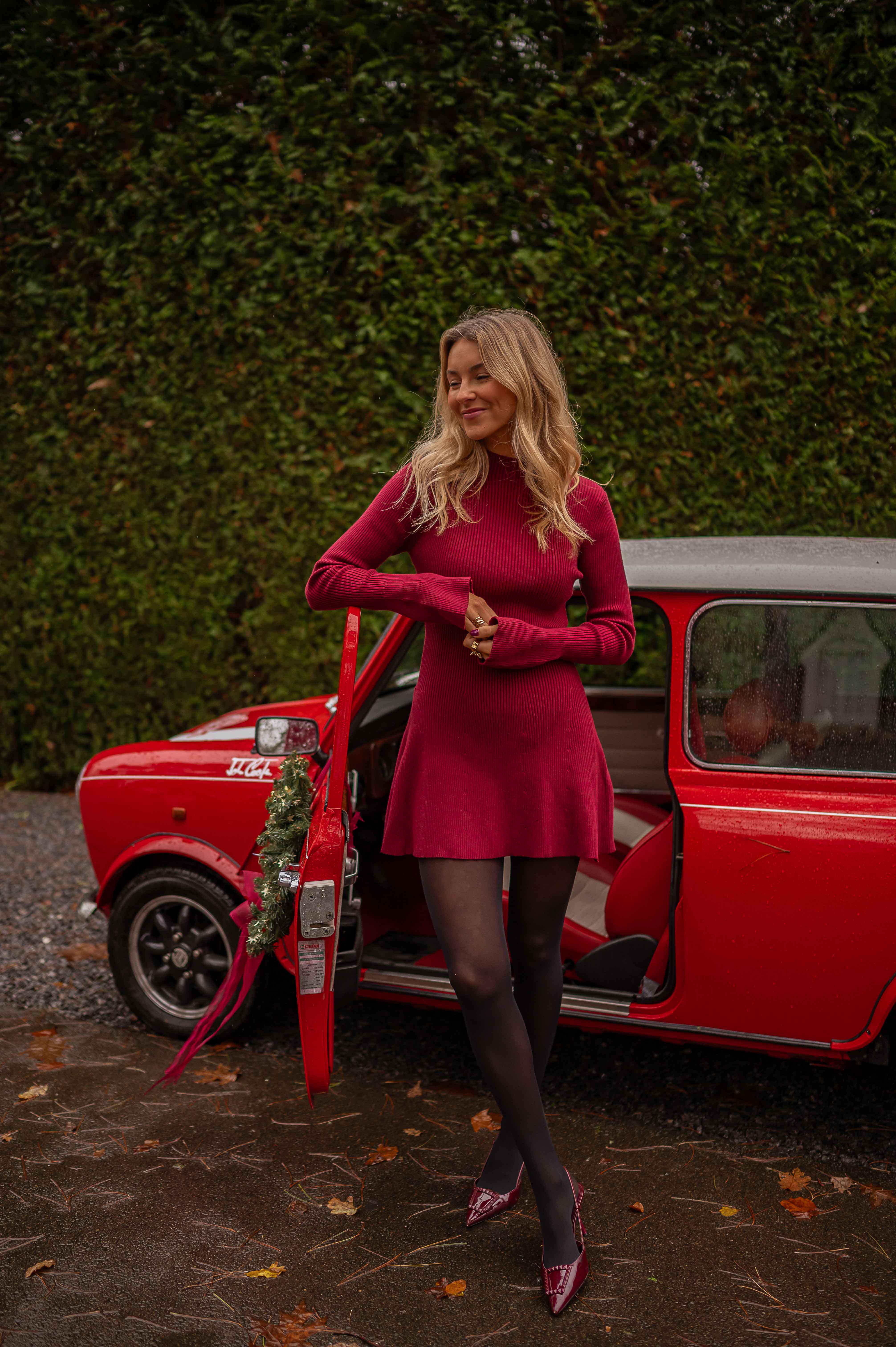 Burgundy Yseult Dress - Image 6