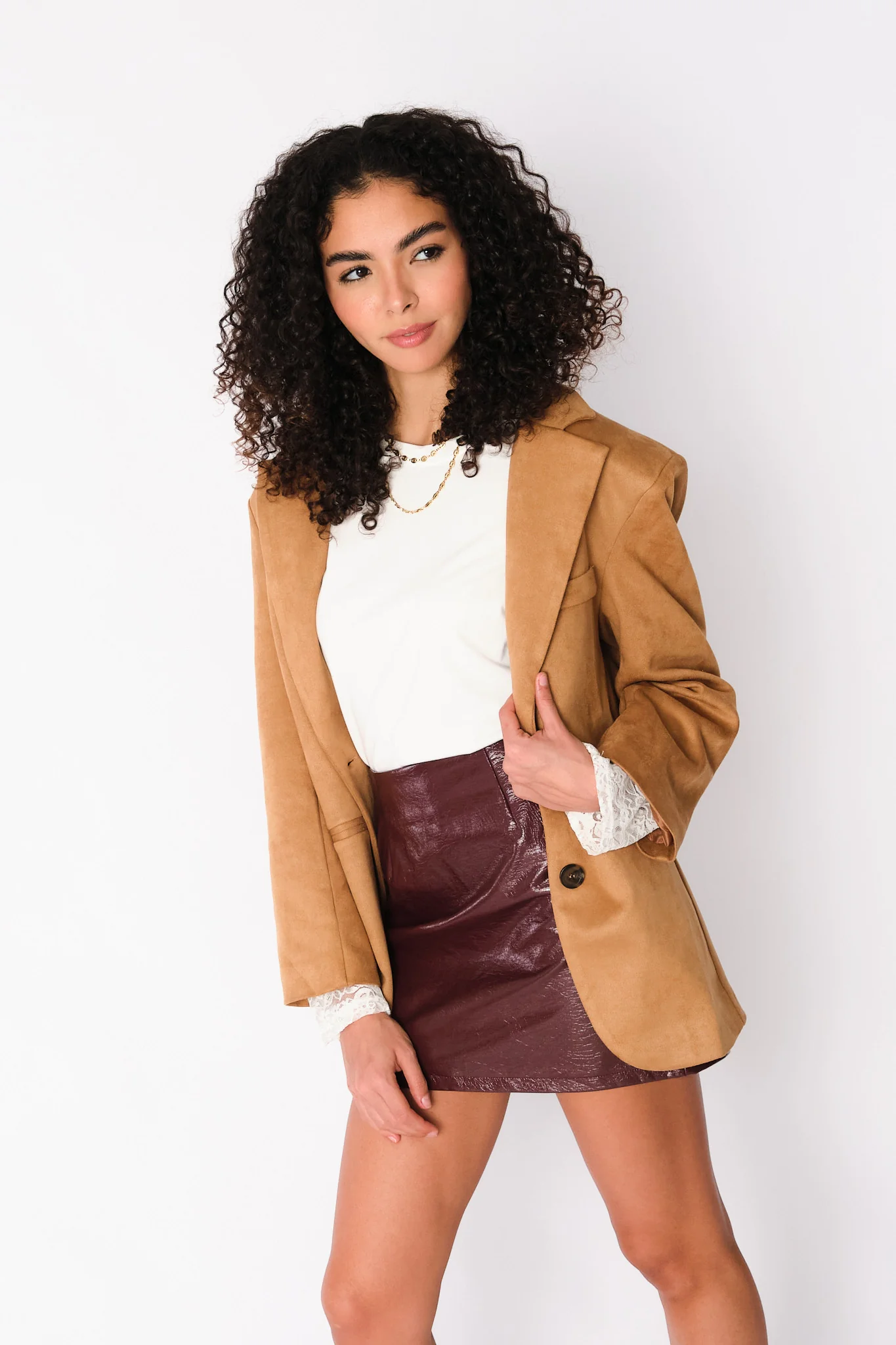 Camel Nadine Jacket - Image 8