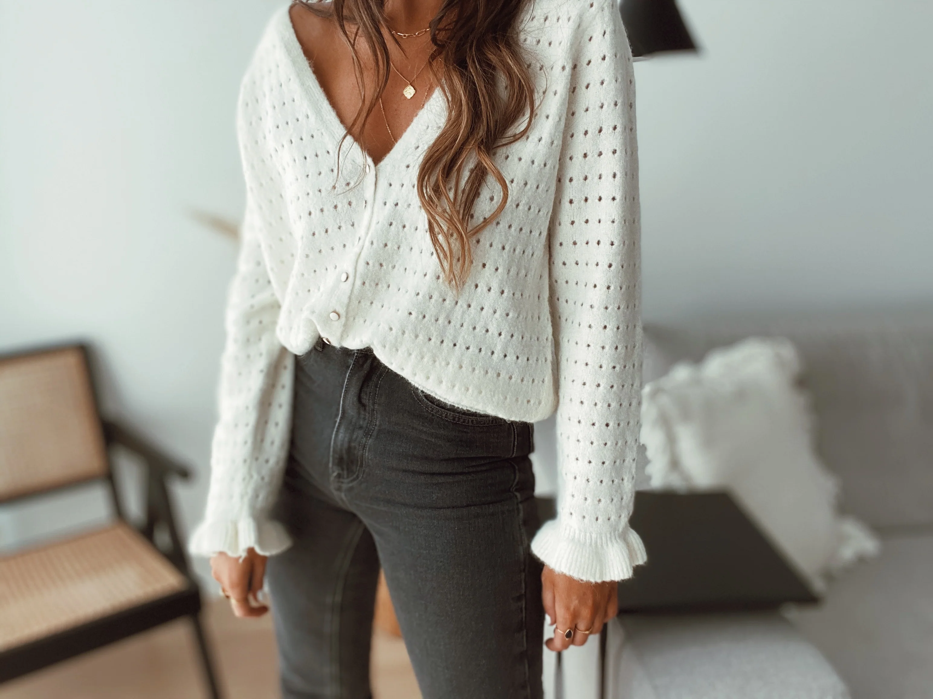 Ecru Daniel Cardigan - Image 4