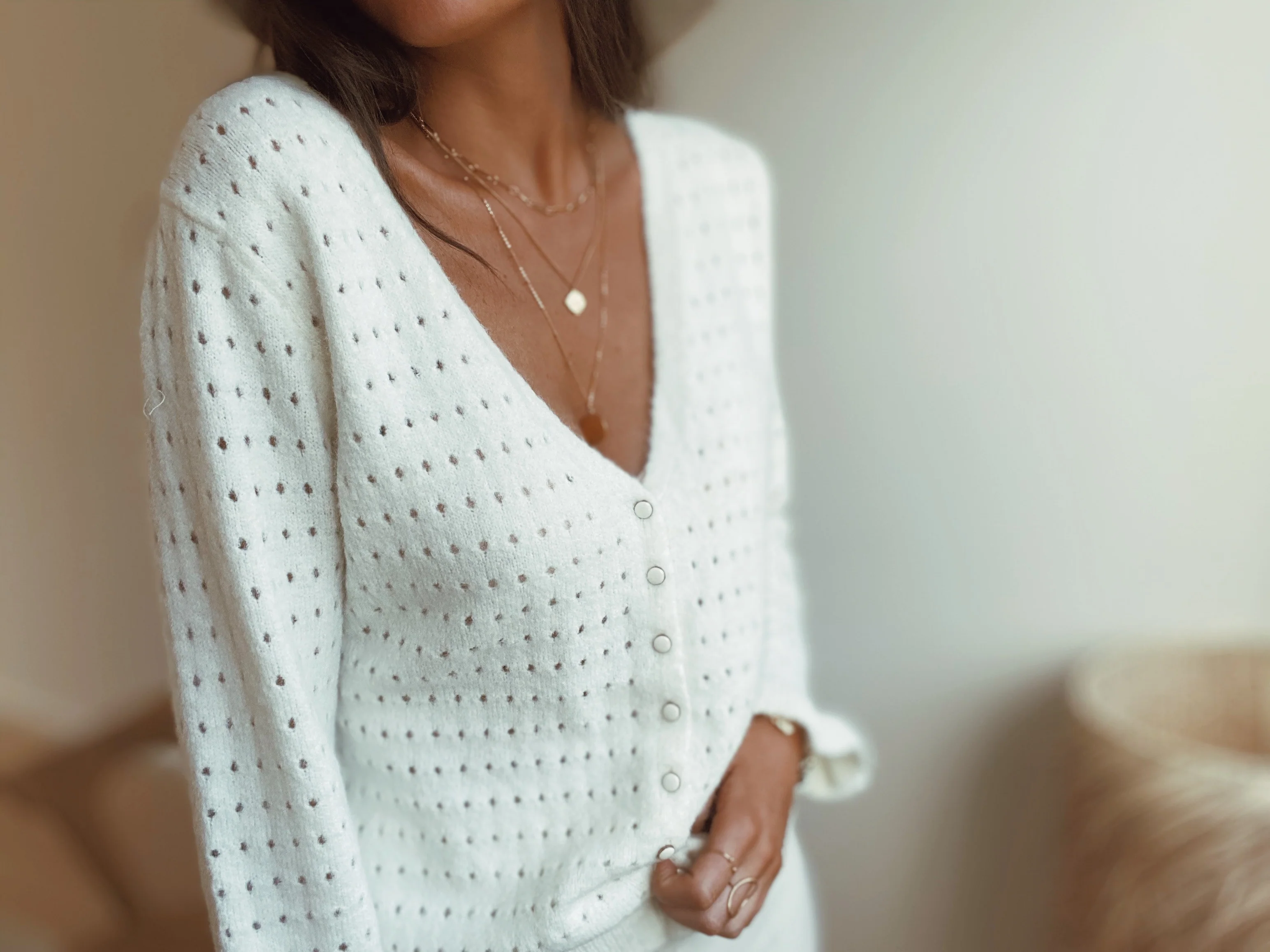 Ecru Daniel Cardigan - Image 7