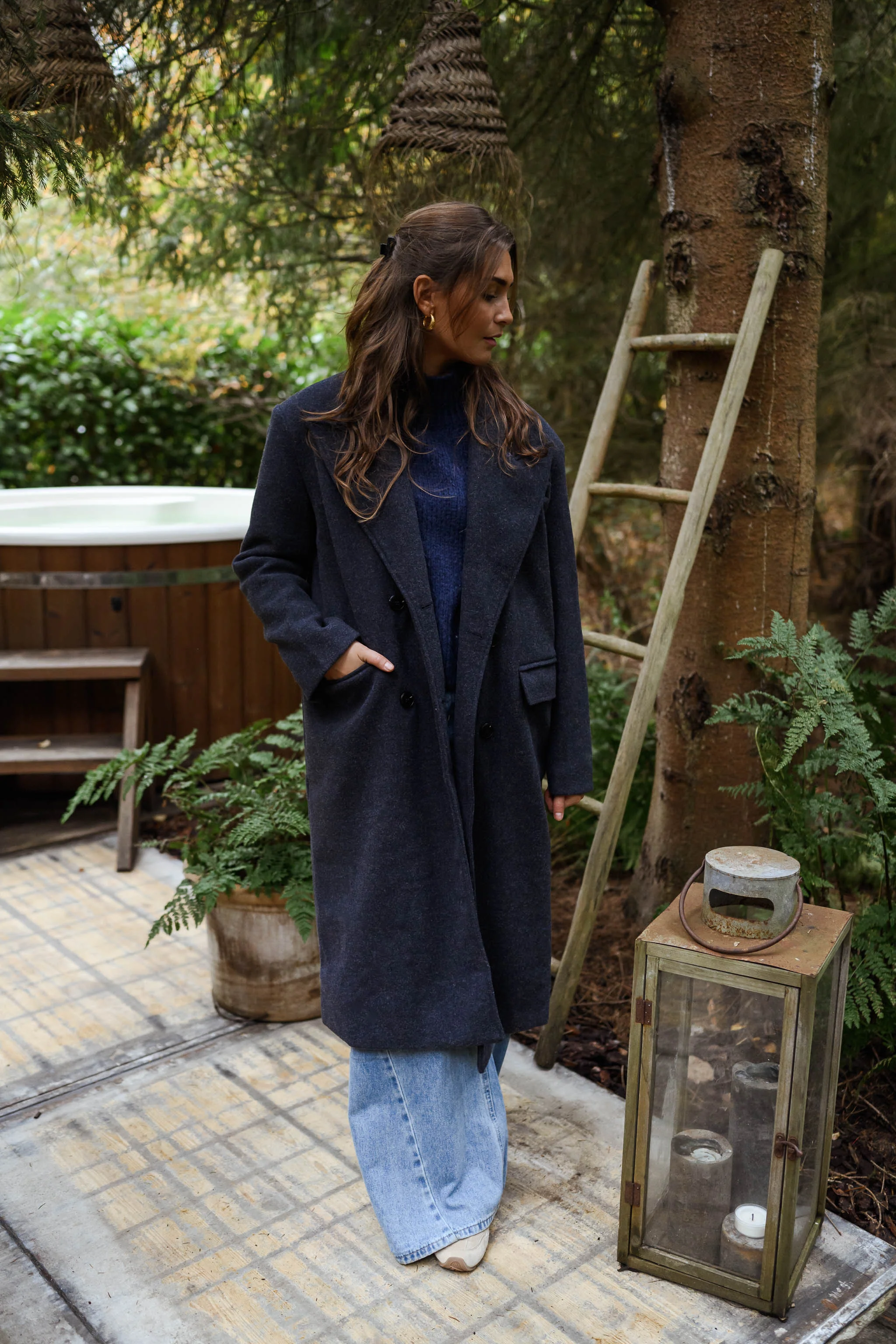 Charcoal Grey Blake Coat - Image 6
