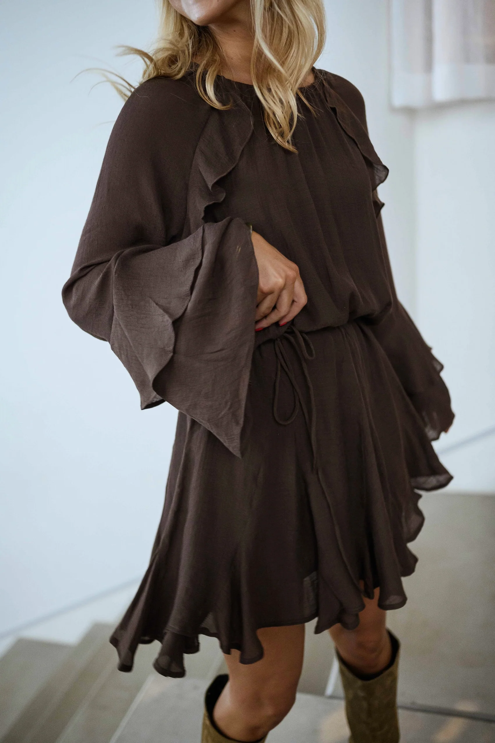 Chocolate Audrina Dress - Image 2