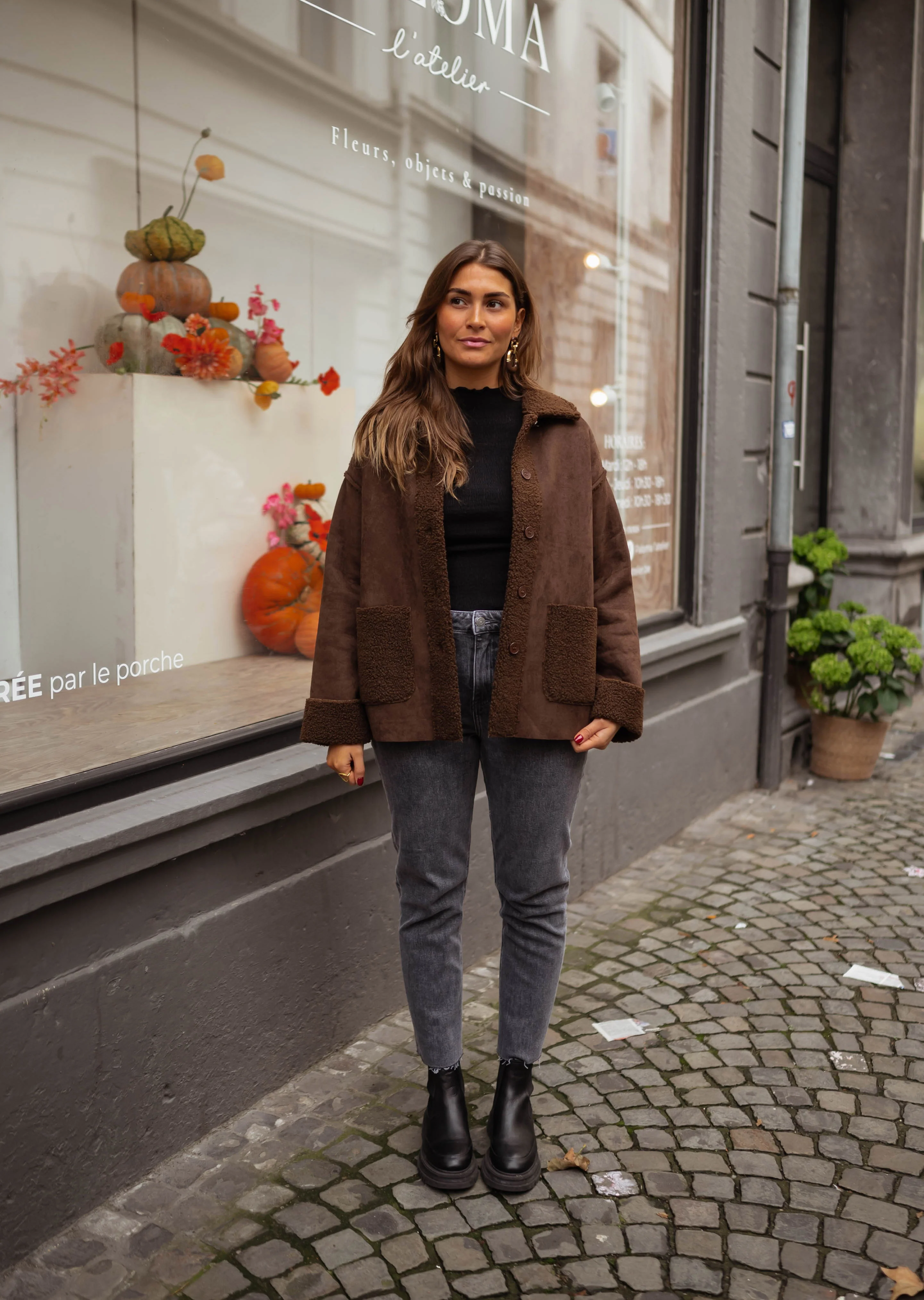 Chocolate Delou Coat - Image 5