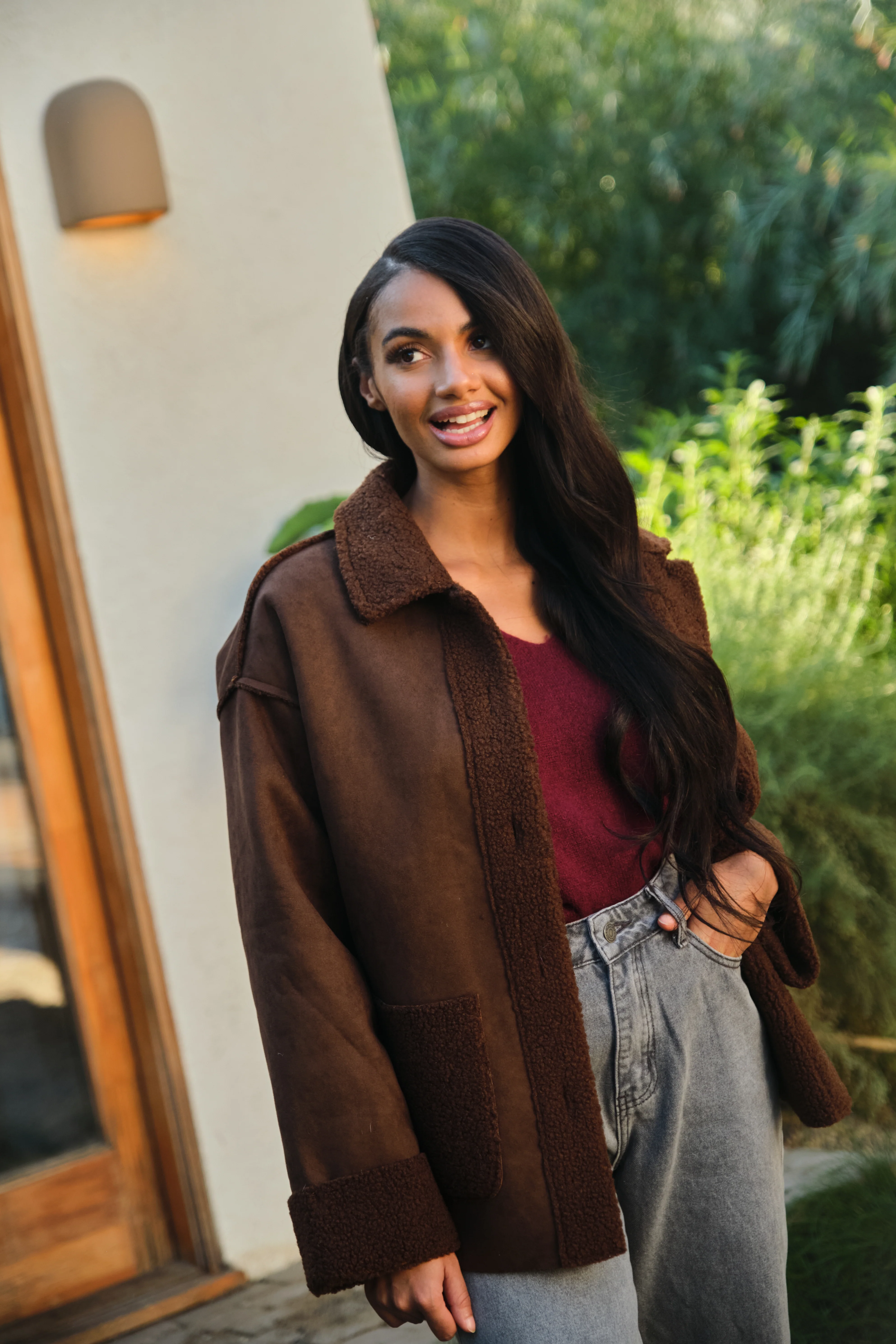 Chocolate Delou Coat - Image 7
