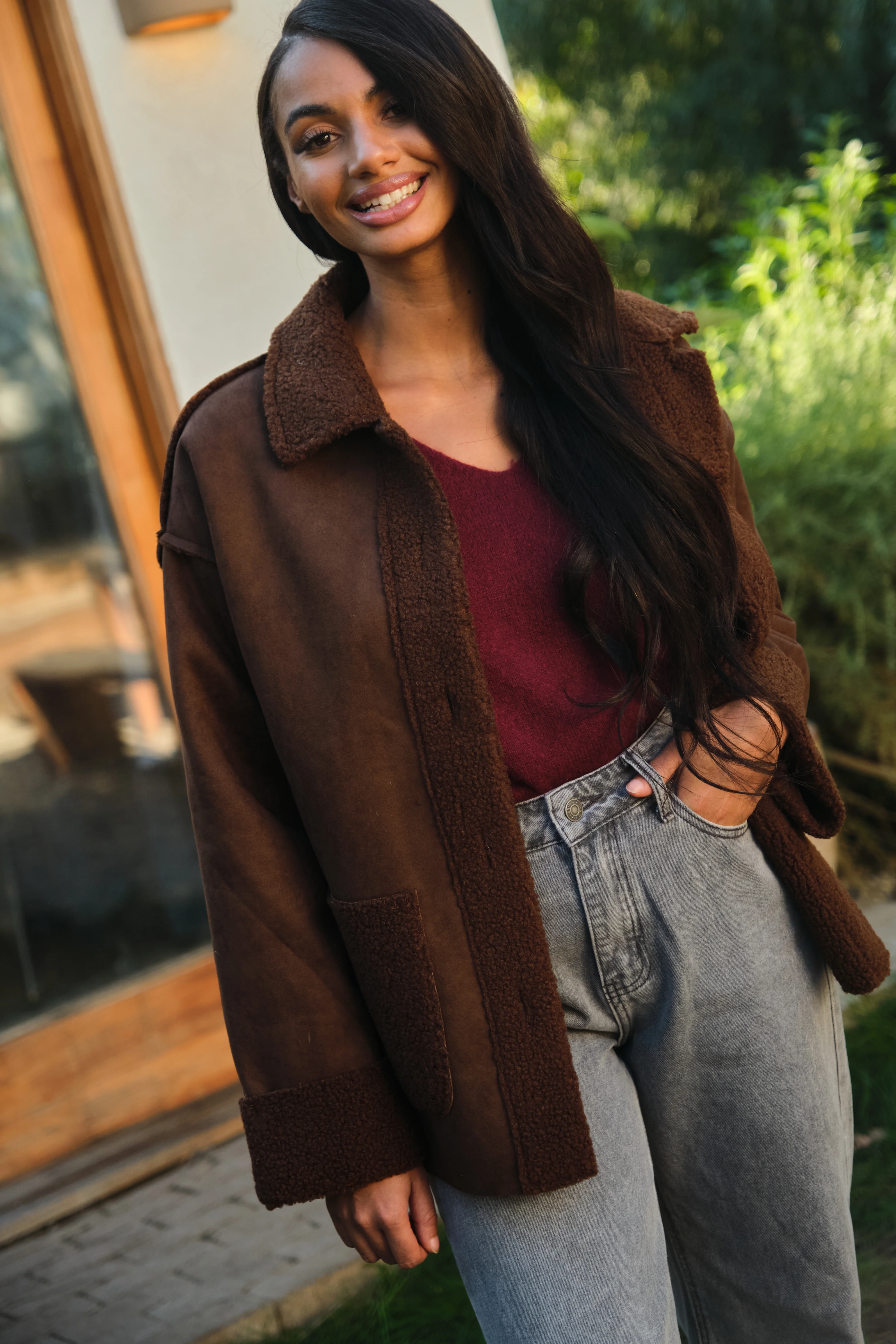 Chocolate Delou Coat - Image 8