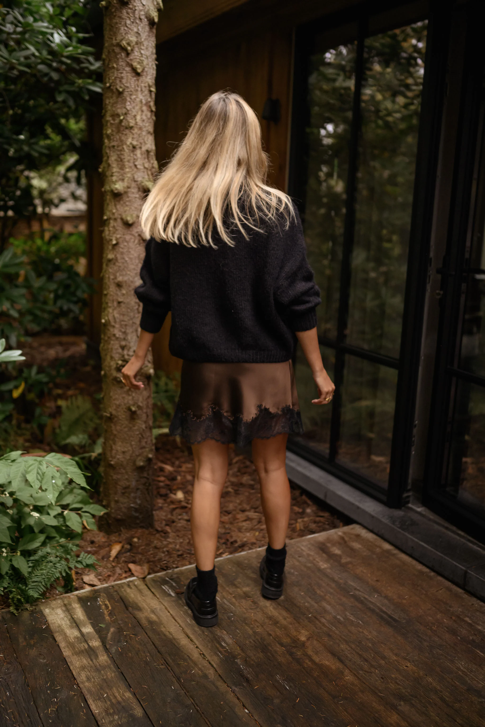 Chocolate Evela Skirt - Image 6