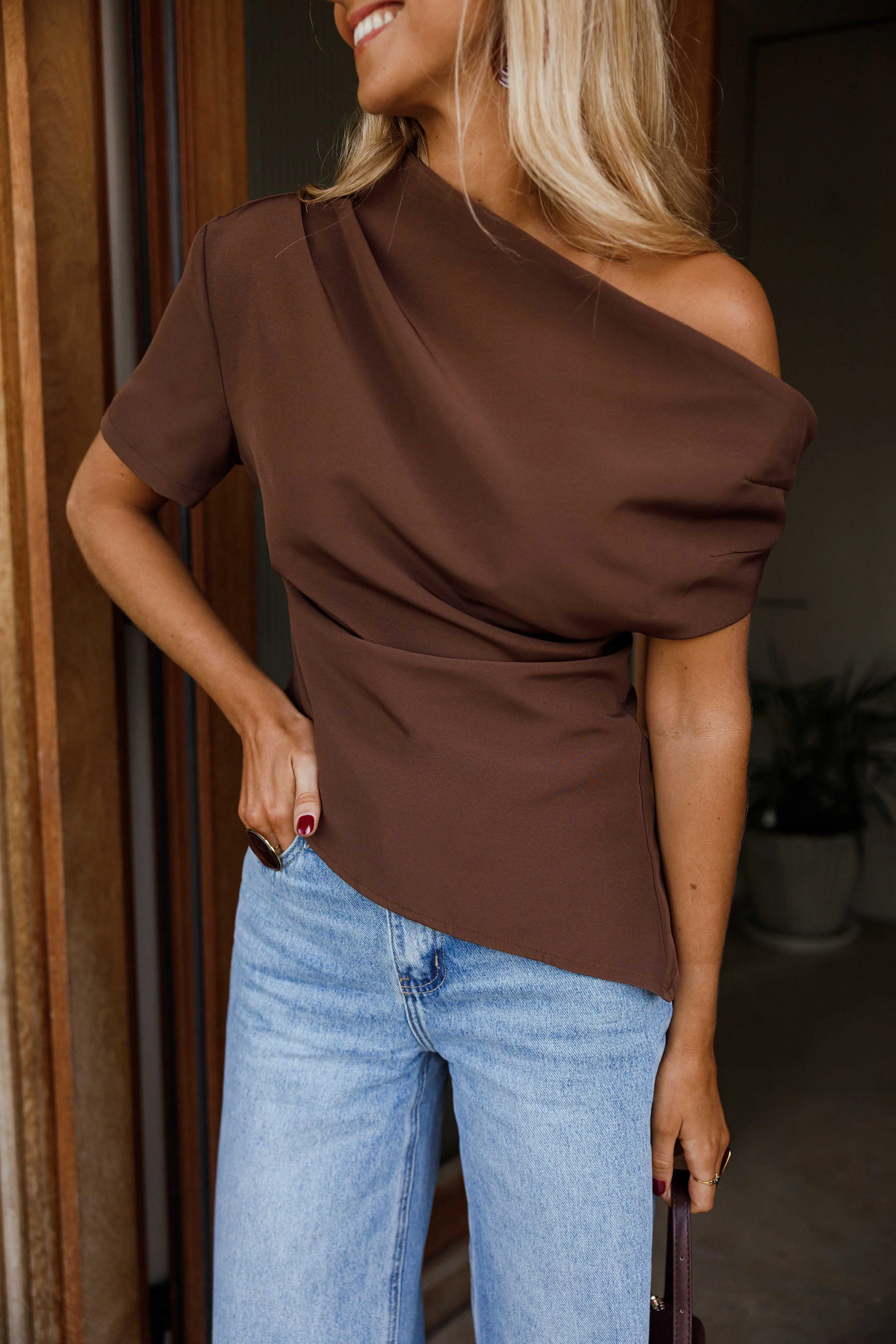 Chocolate Maria Blouse - Image 10