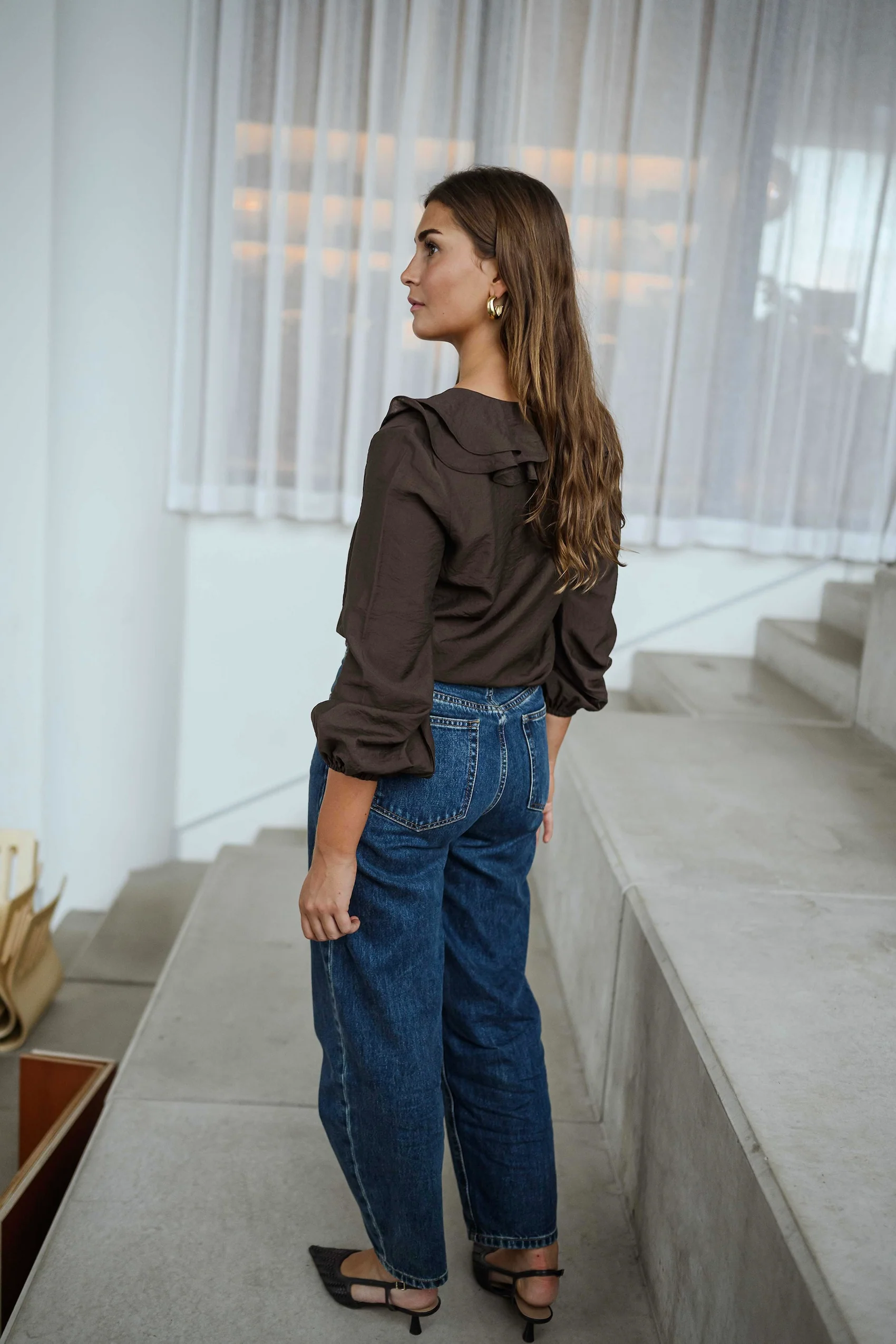 Chocolate Roxane Blouse - Image 8