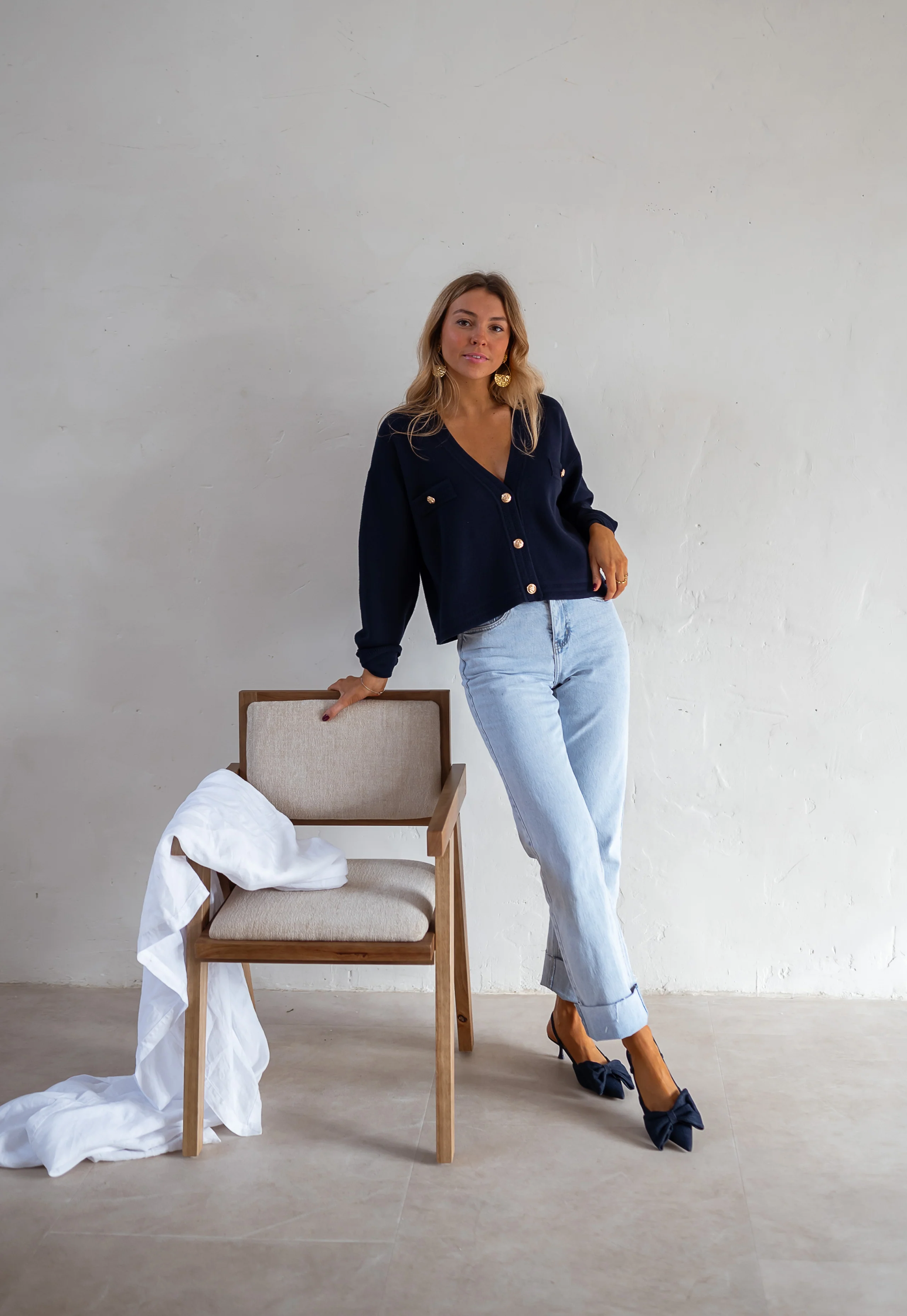 Blue Dara Cardigan - Image 2