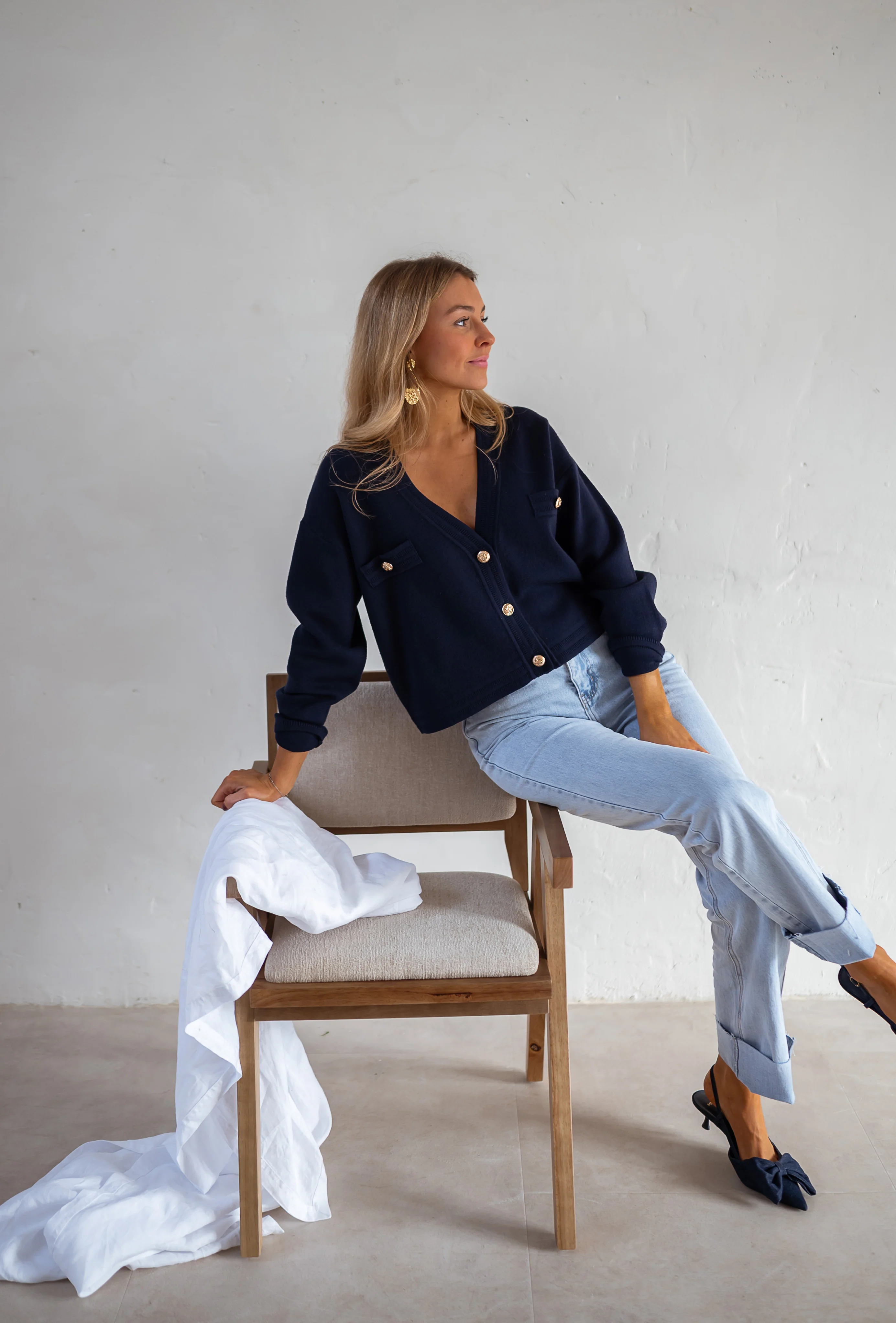 Blue Dara Cardigan - Image 7
