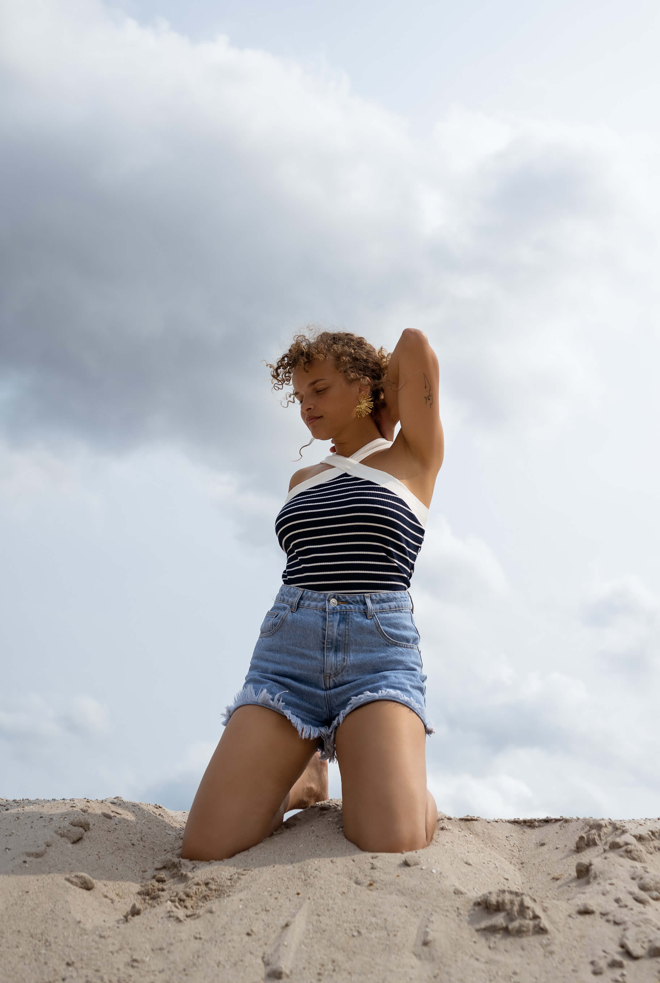 Dark Blue Ivona Top - Image 5
