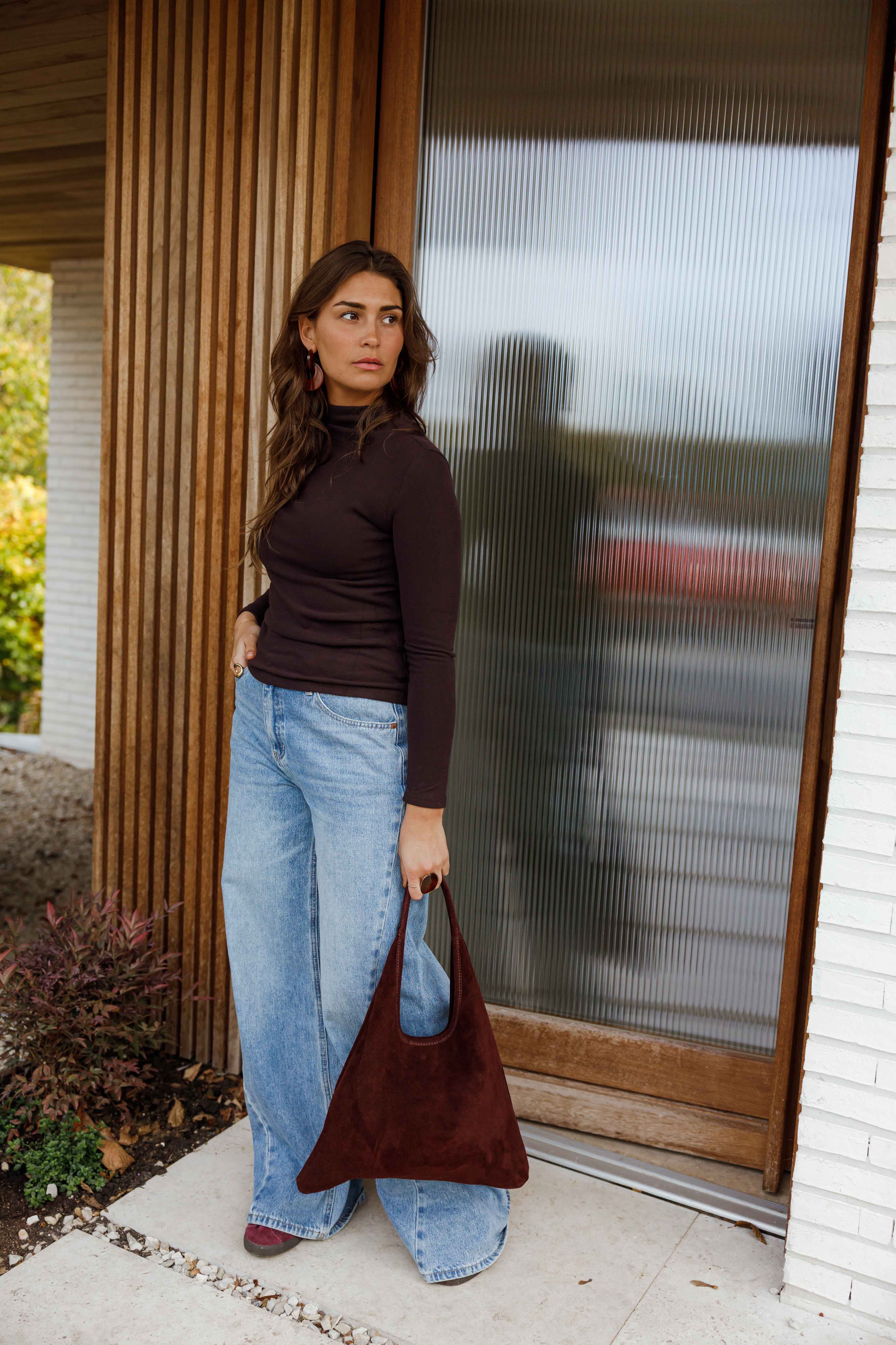 Dark Purple Debra Turtleneck Sweater - Image 10