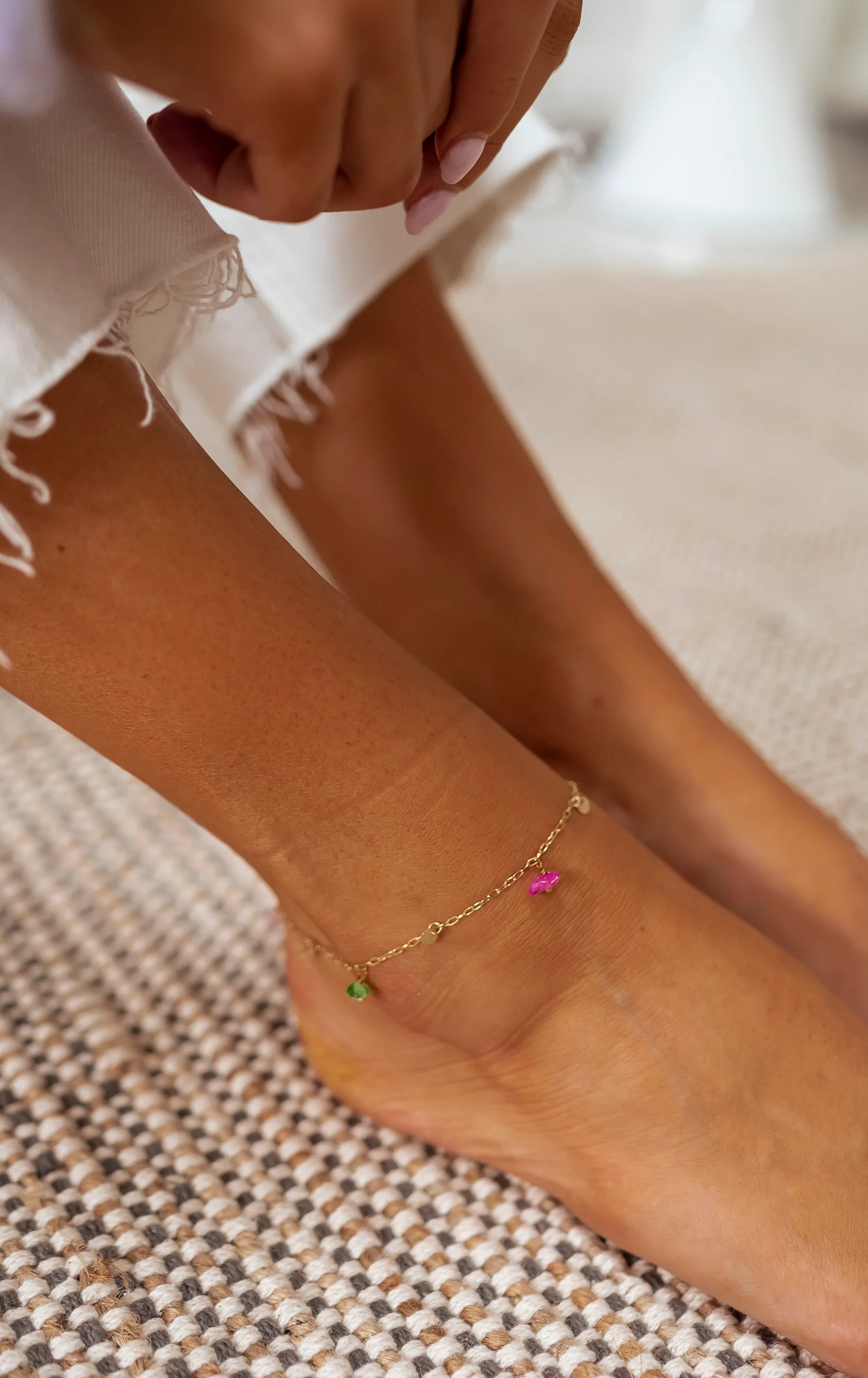 Golden Delta Anklet - Image 3