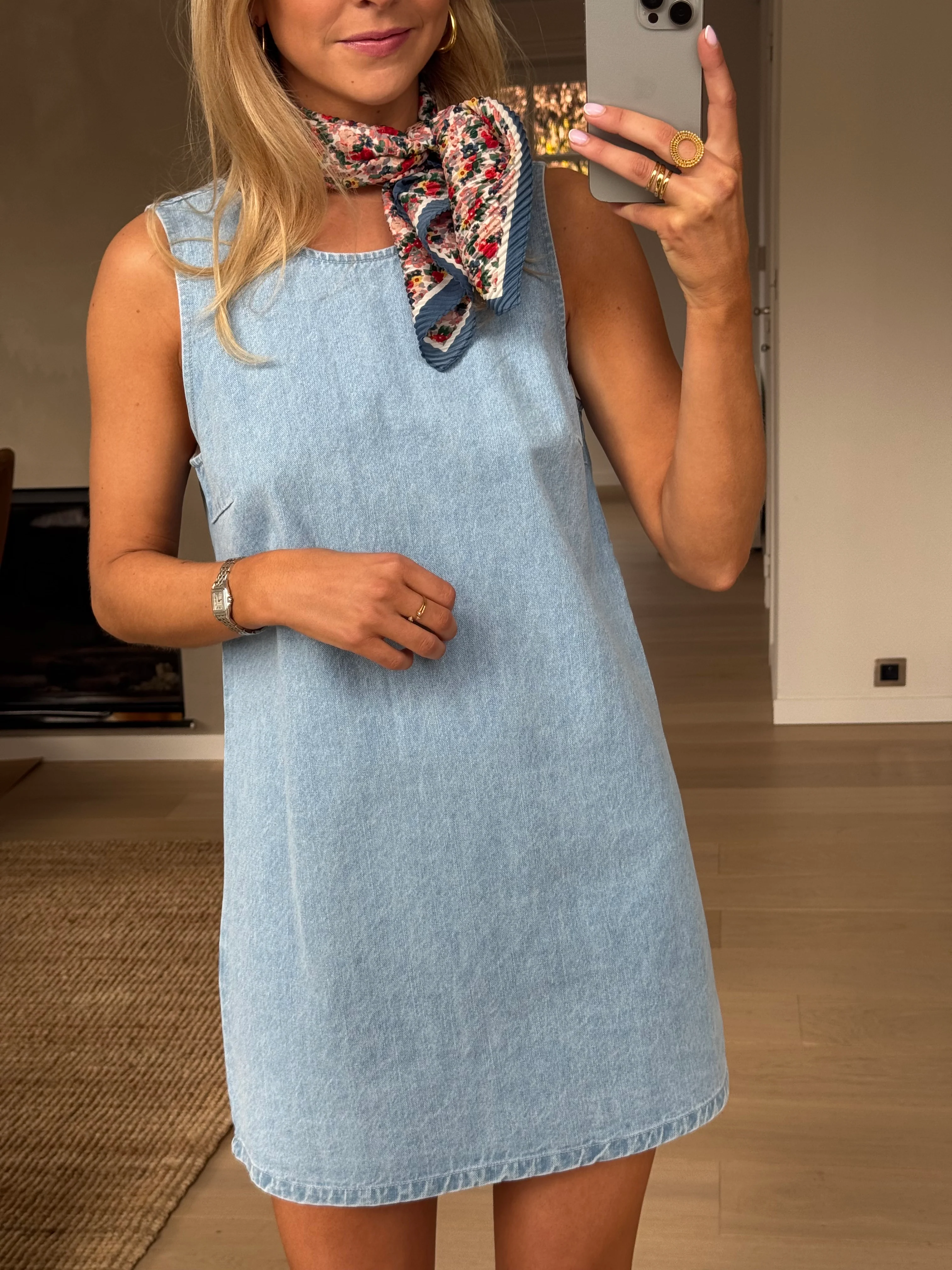 Denim Lewis Dress - Image 7