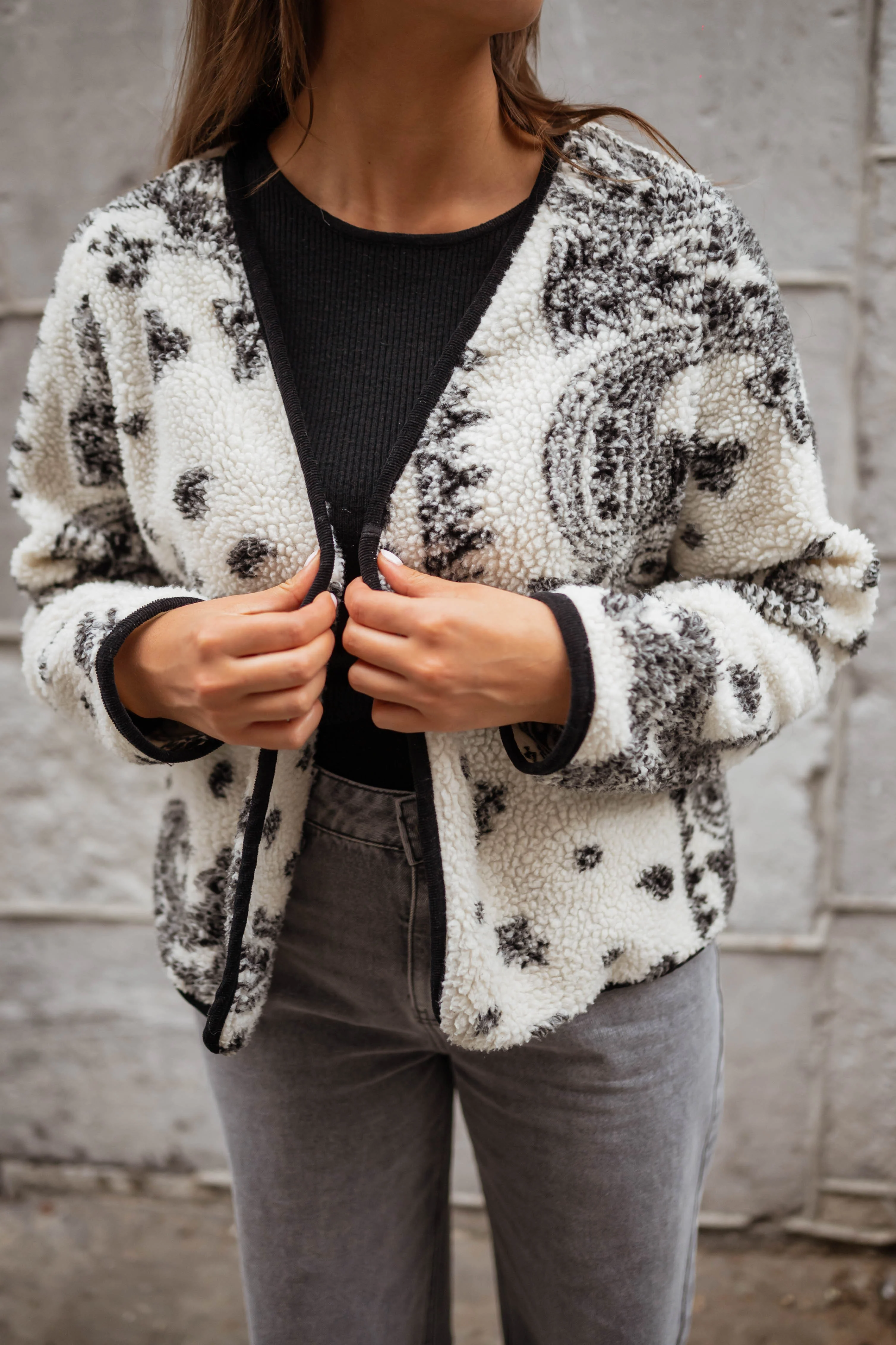 Ecru and Black Kyara Jacket - Image 12