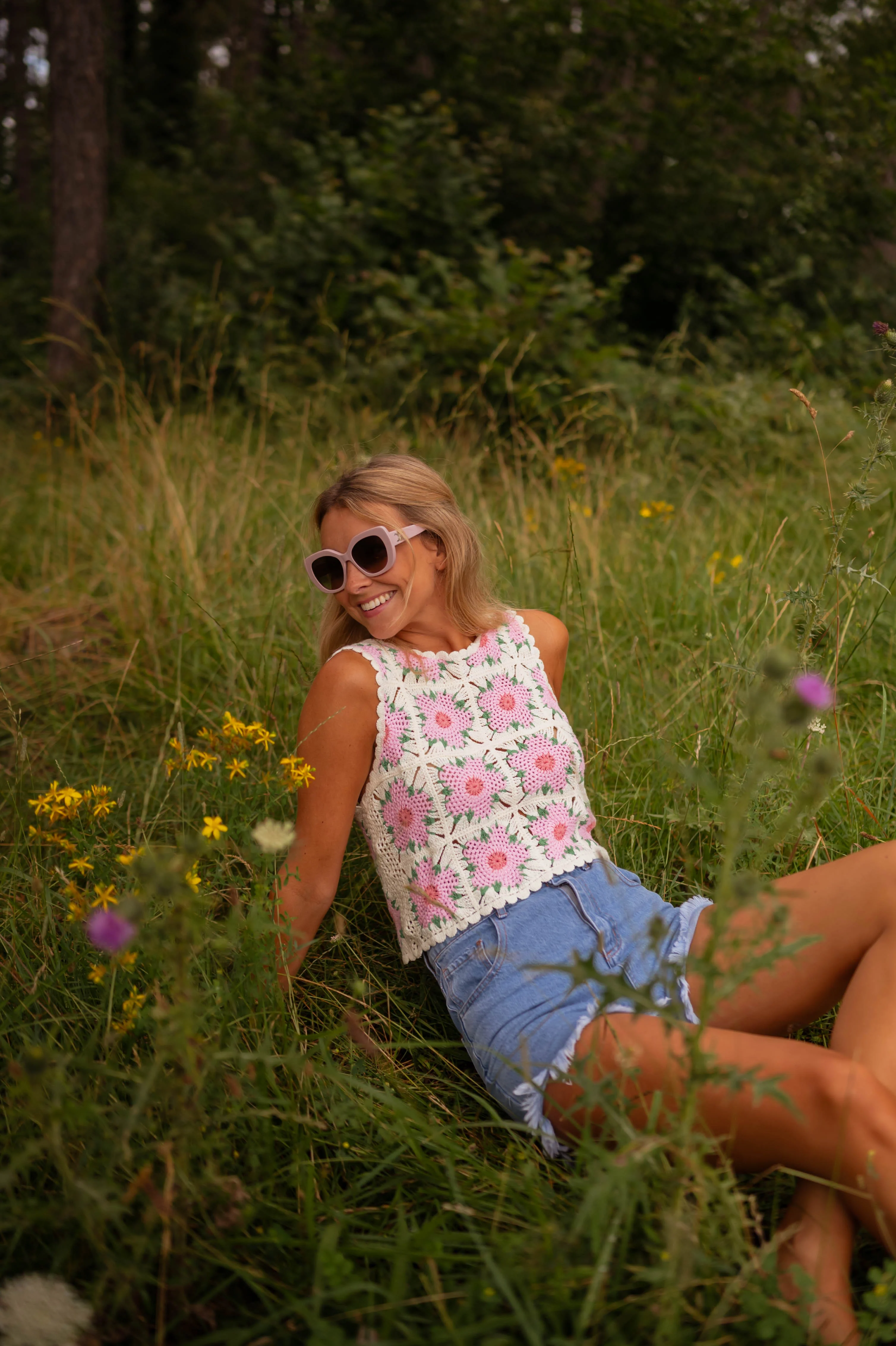 Ecru and Pink Alisha Top - Image 7
