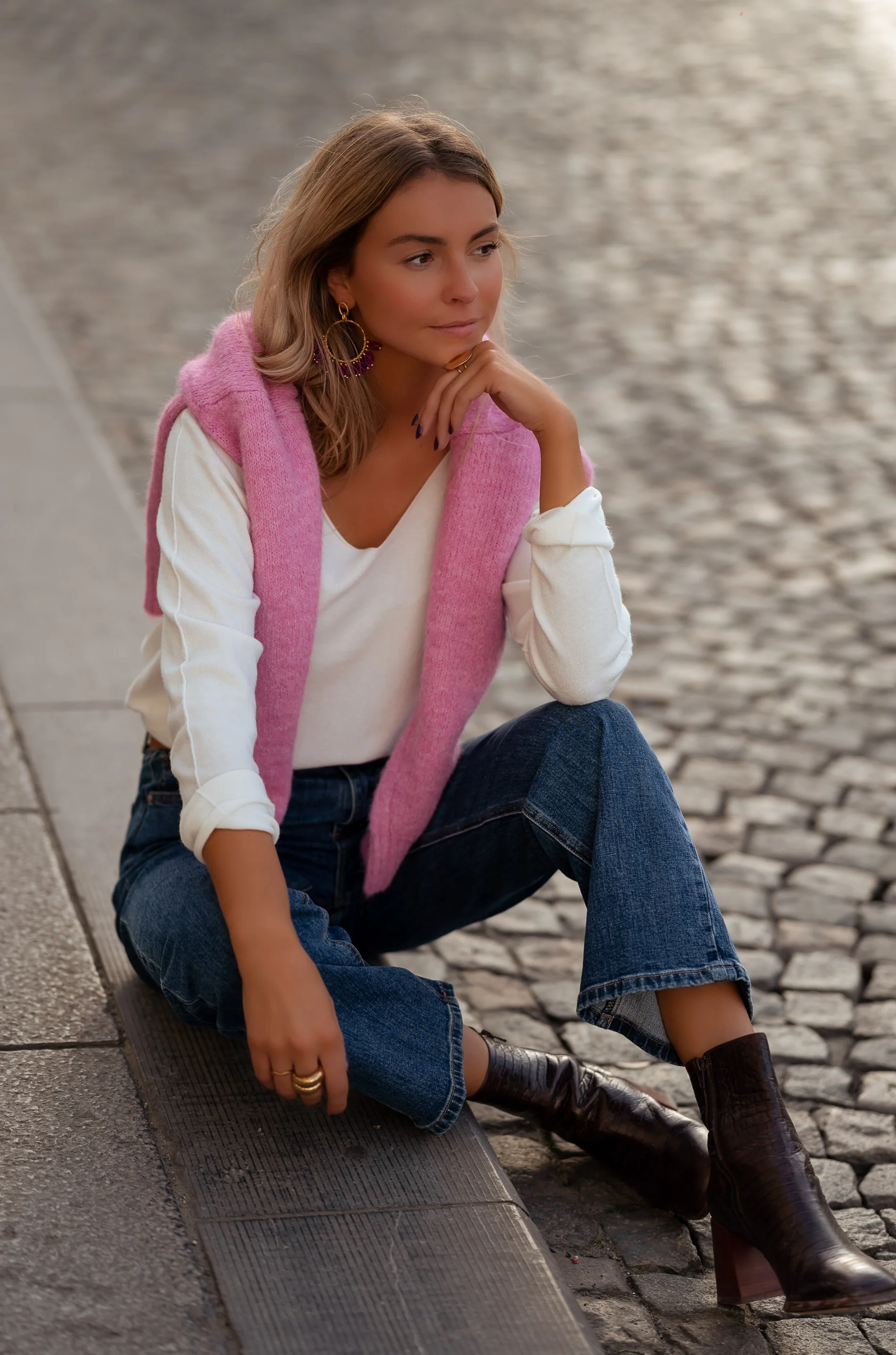 Ecru Bouma Thin Sweater - Image 6