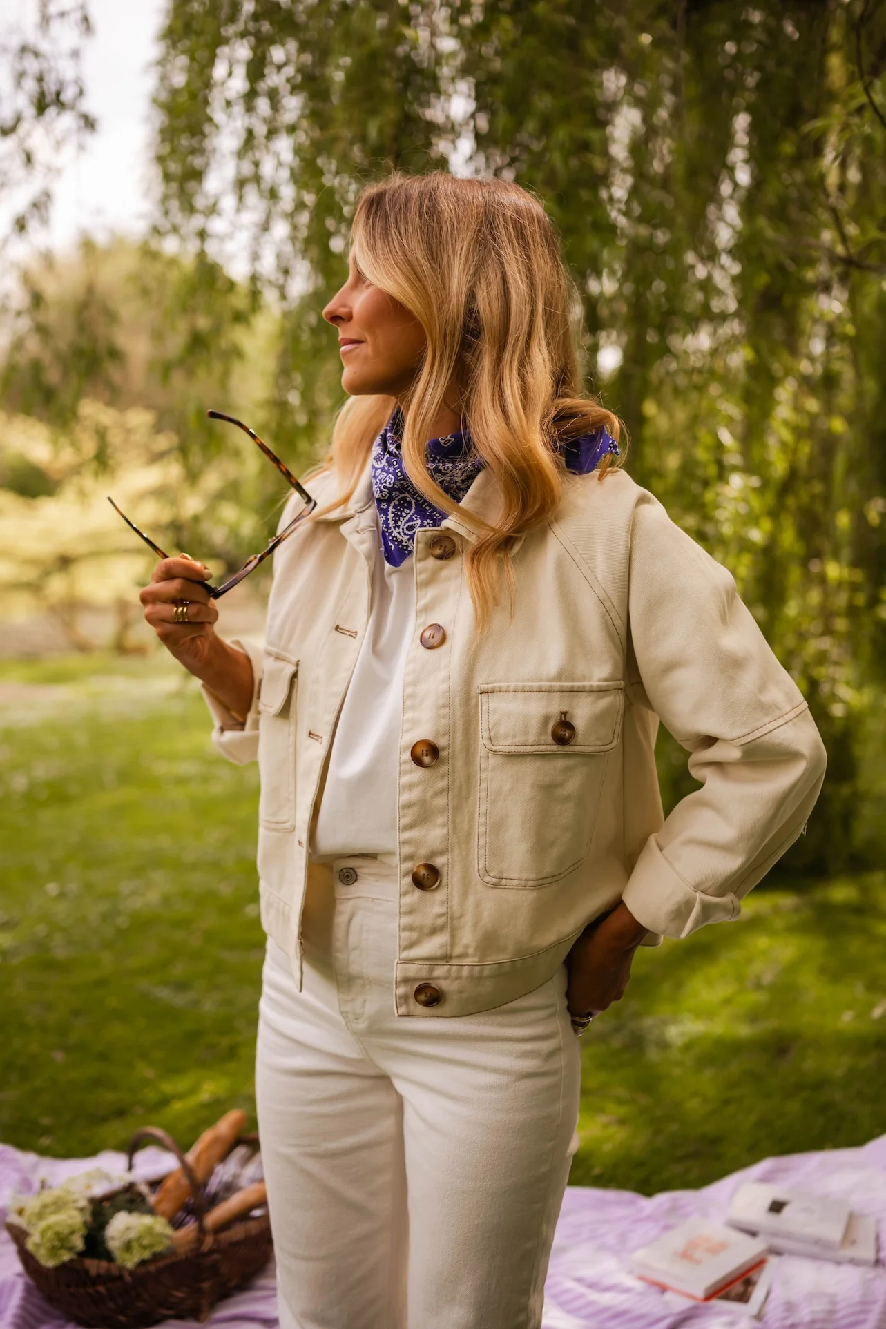Ecru Denim Emilie Jacket - Image 4
