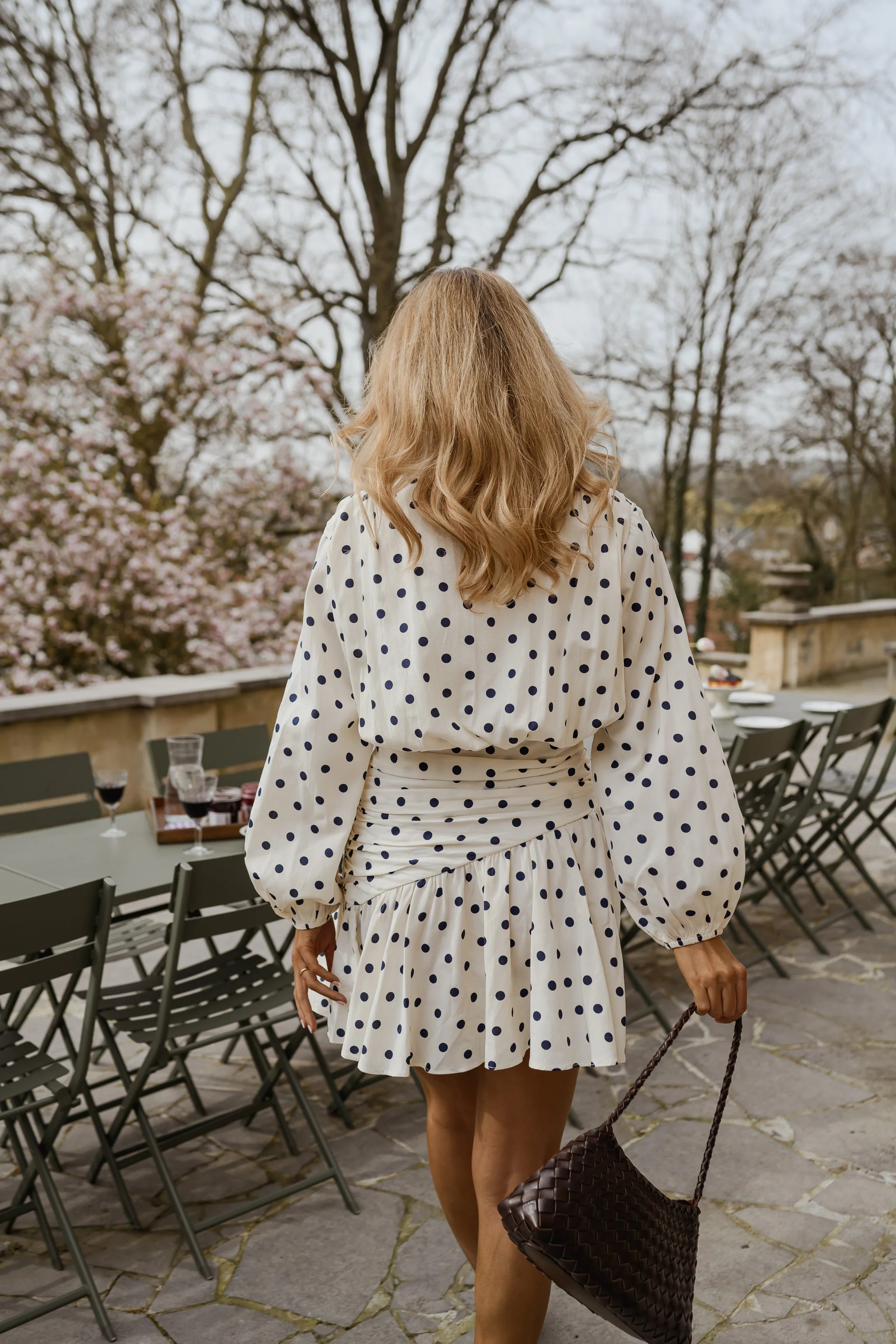 Ecru Polka Dot Halie Dress - Image 7