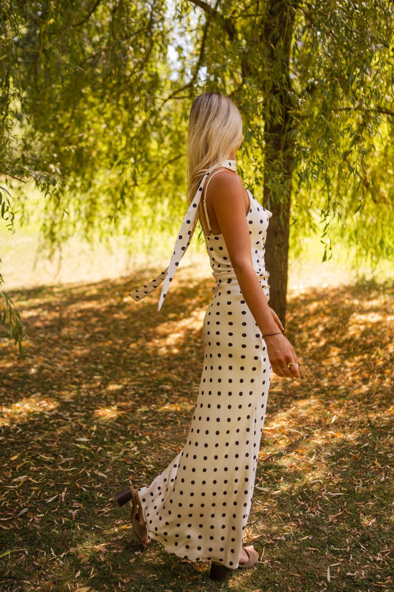 Ecru Polka Dots Albane Dress - Image 10