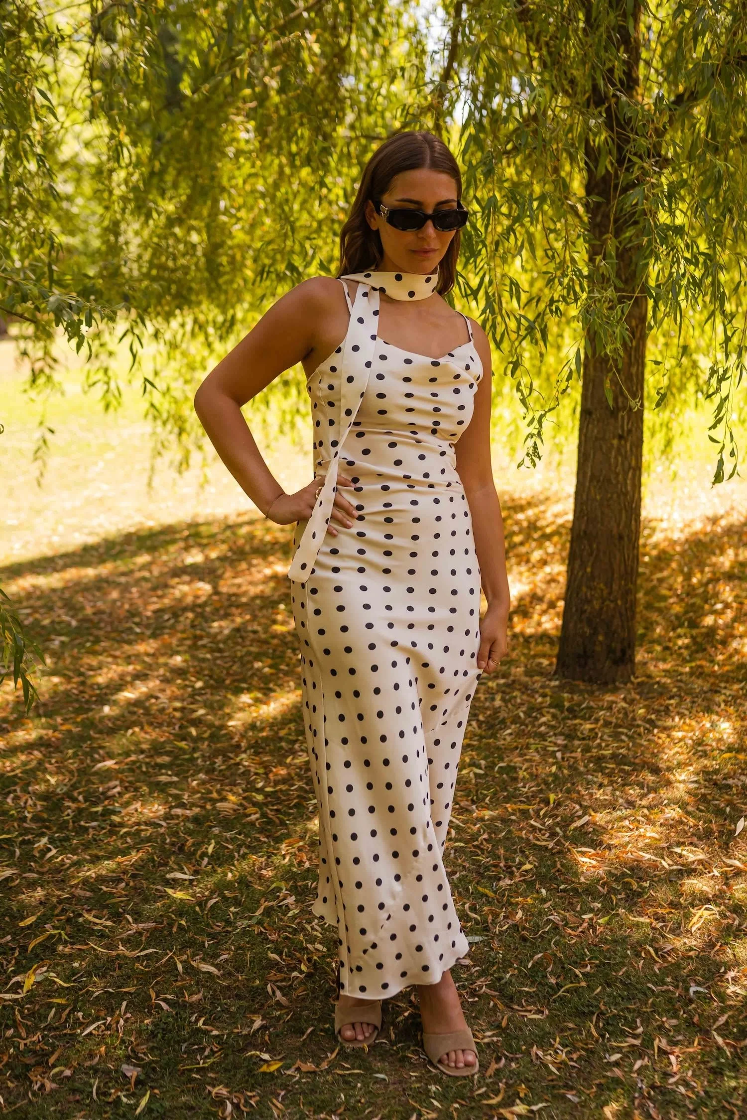 Ecru Polka Dots Albane Dress - Image 6
