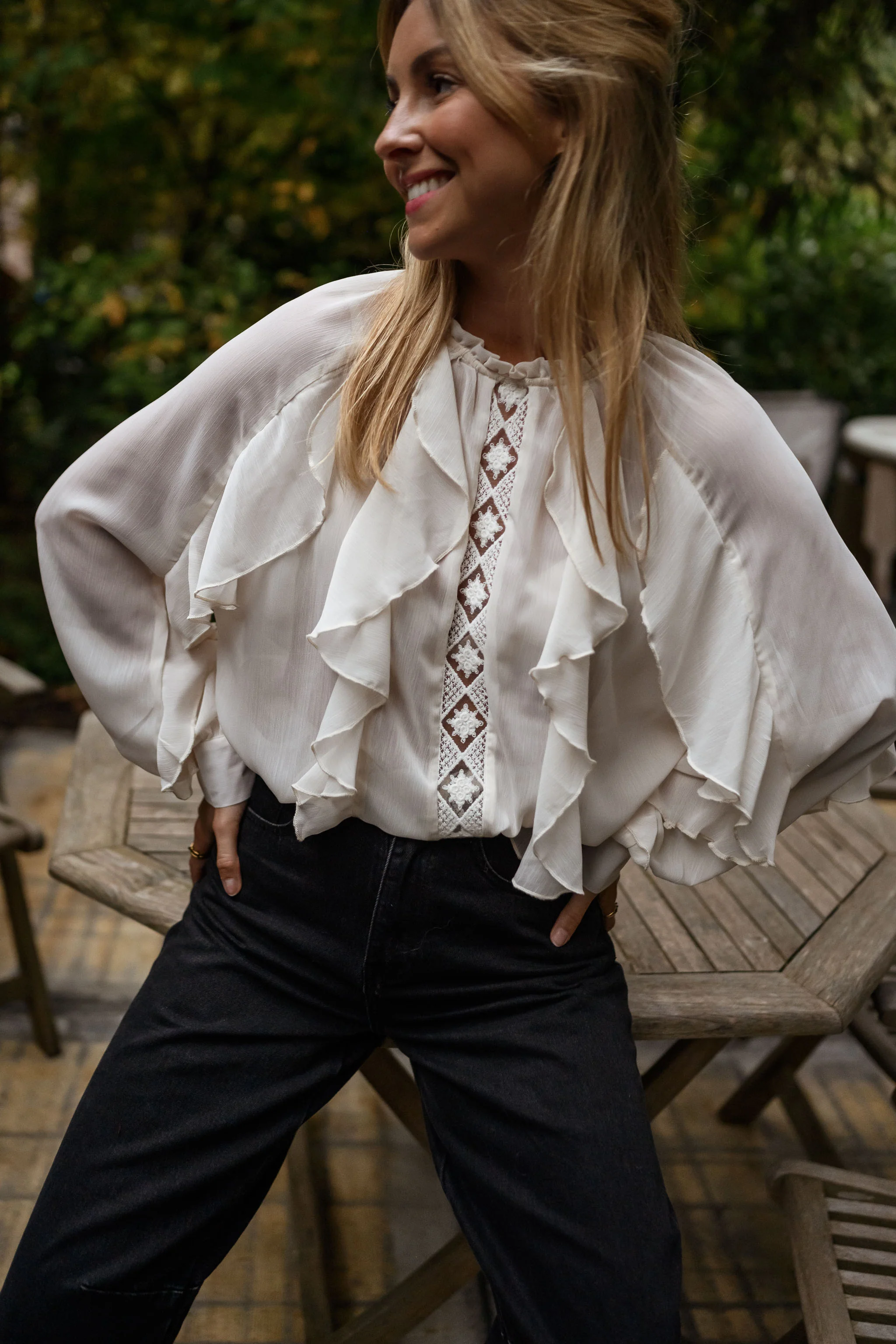 Ecru Sasou Blouse - Image 2