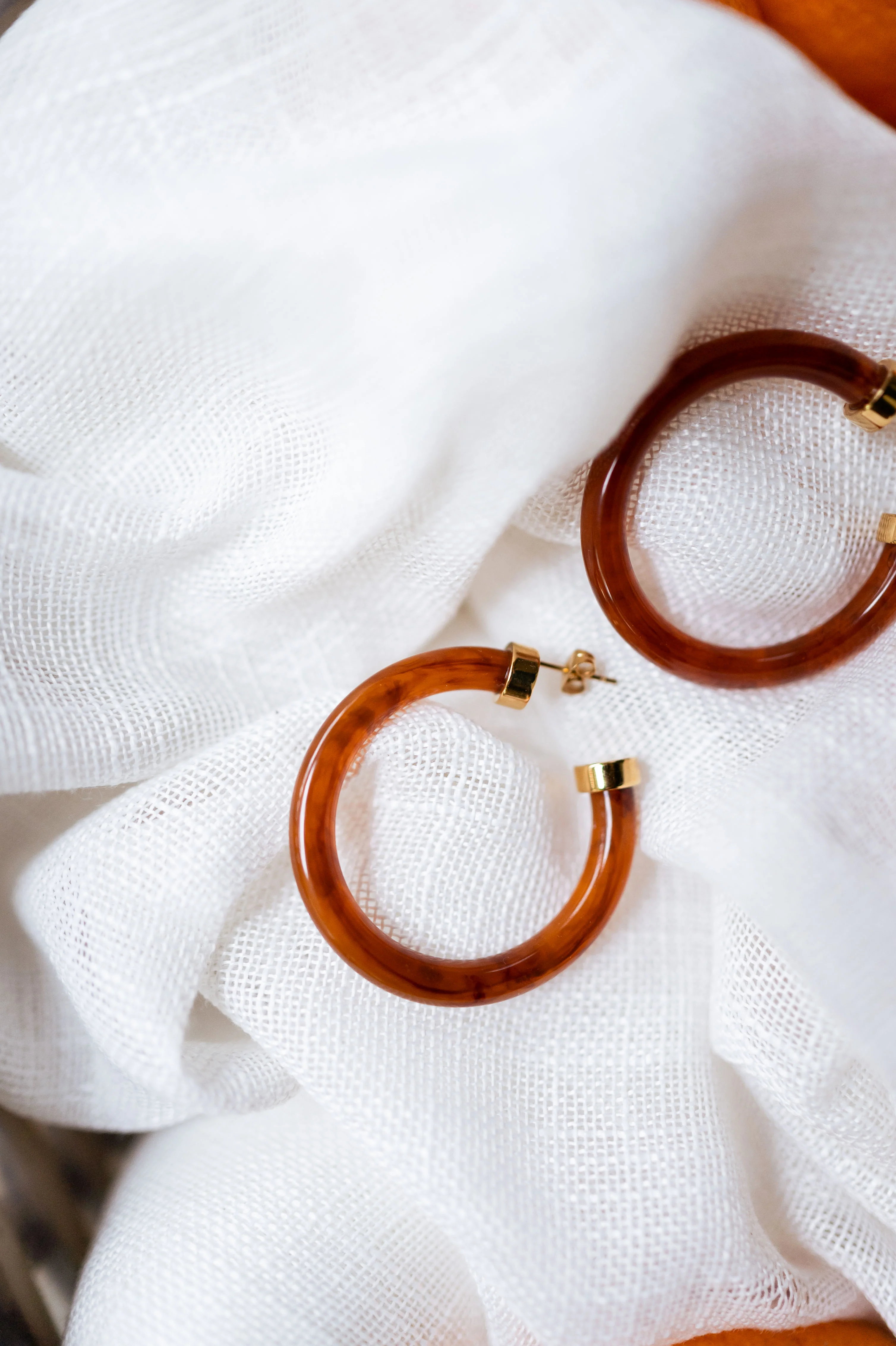 Golden Bruna Earrings - Image 4