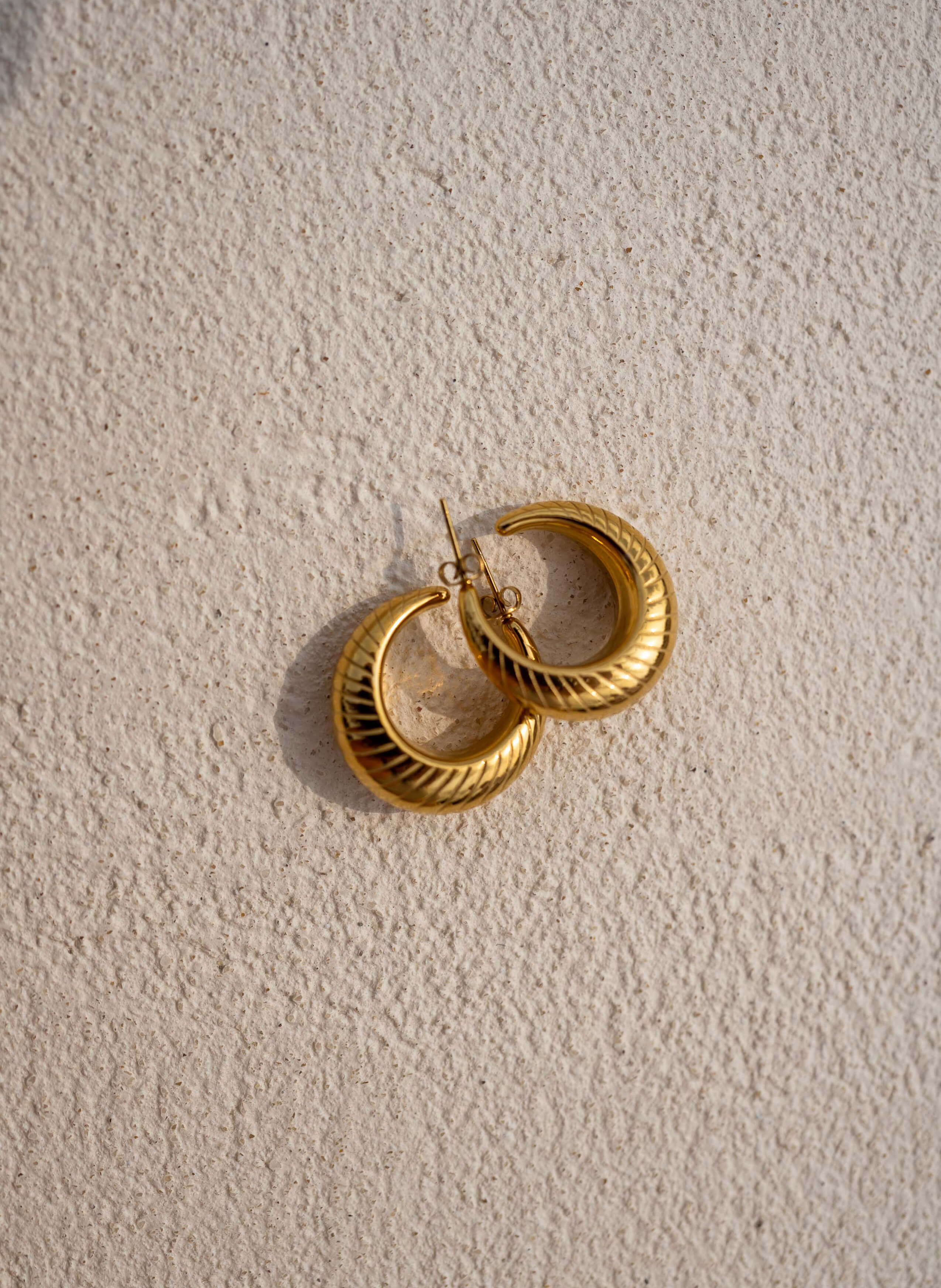 Golden Elonie Earrings - Image 2