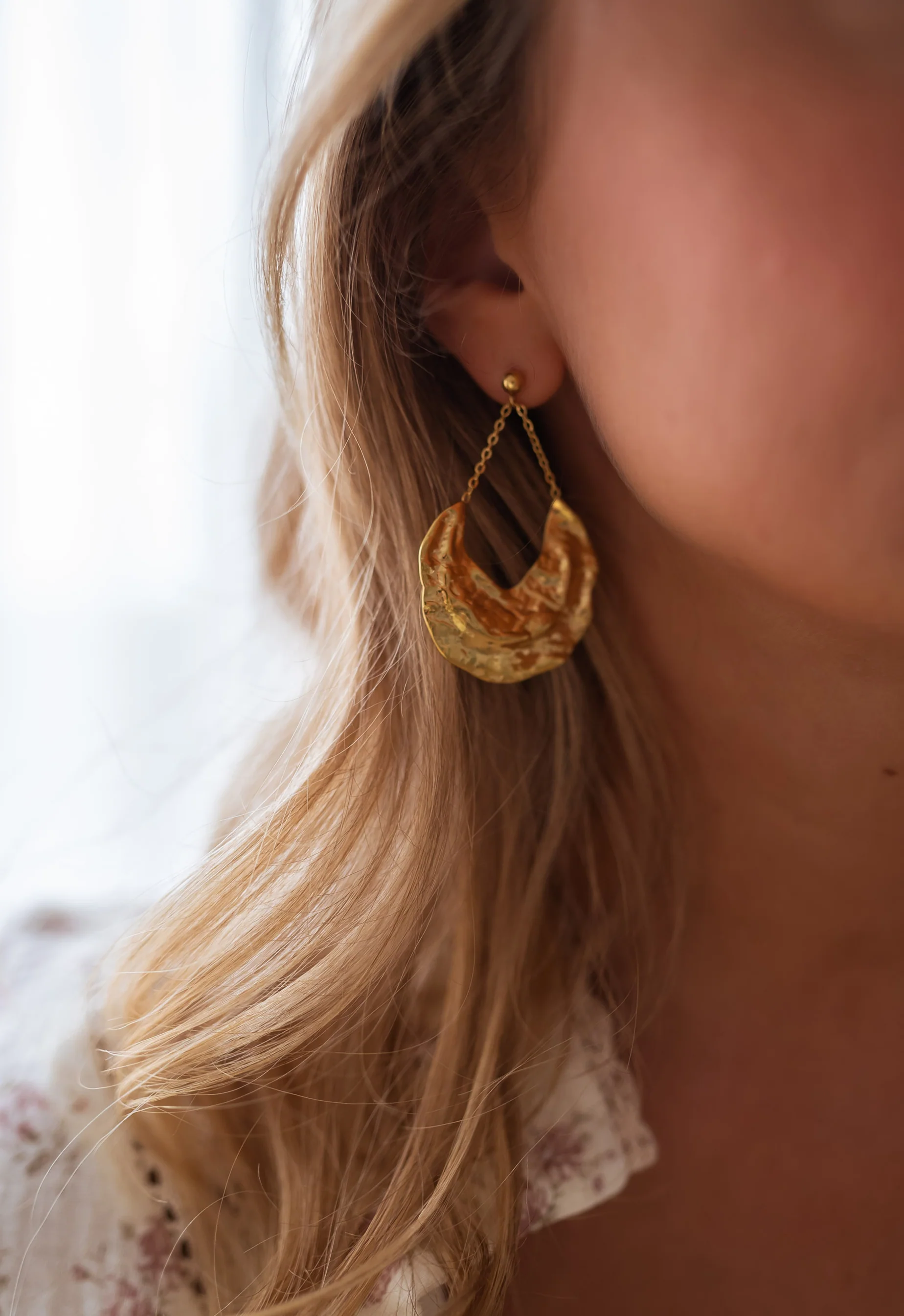 Golden Wym Earrings - Image 3