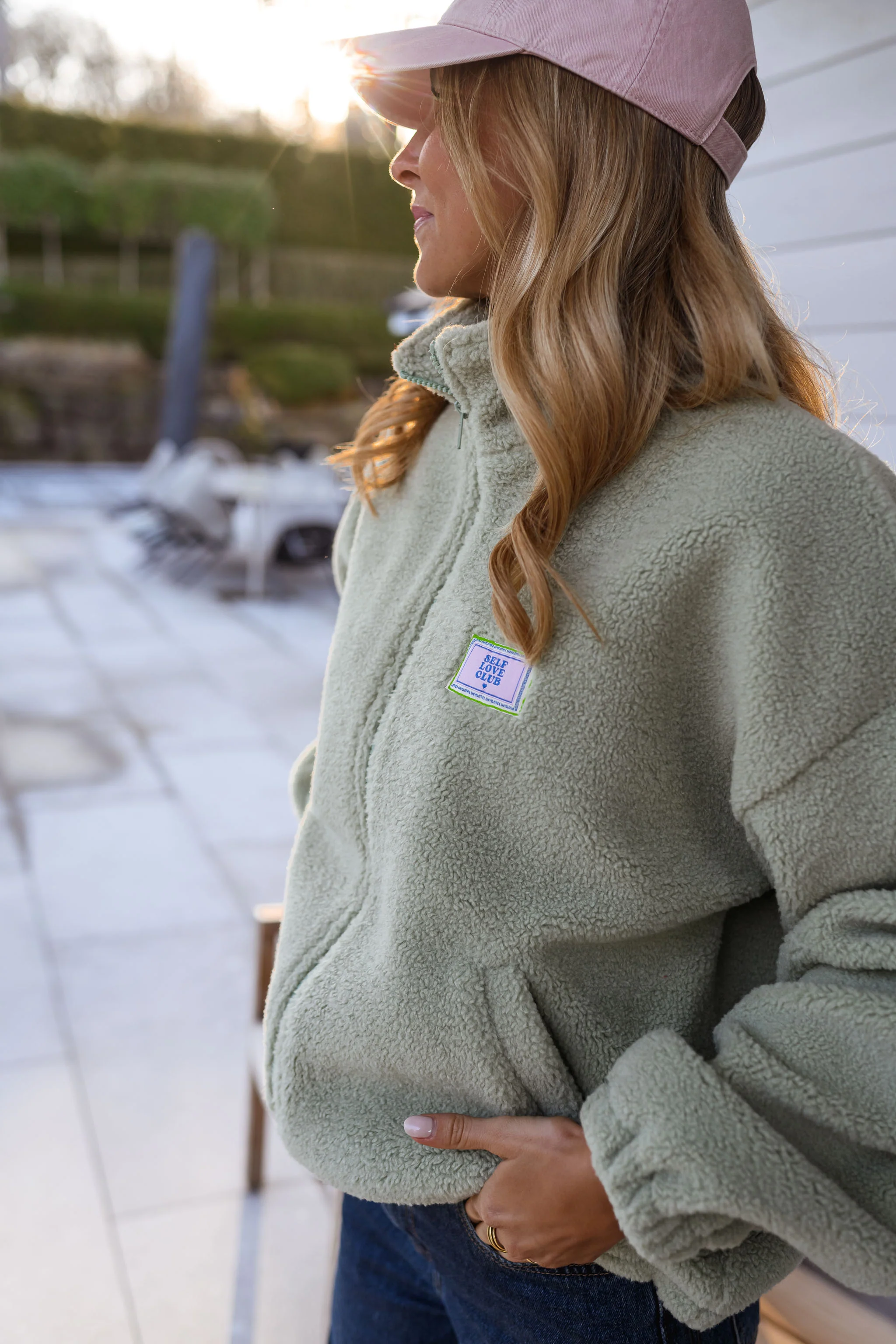 Green Ava Fleece Jacket - Image 11