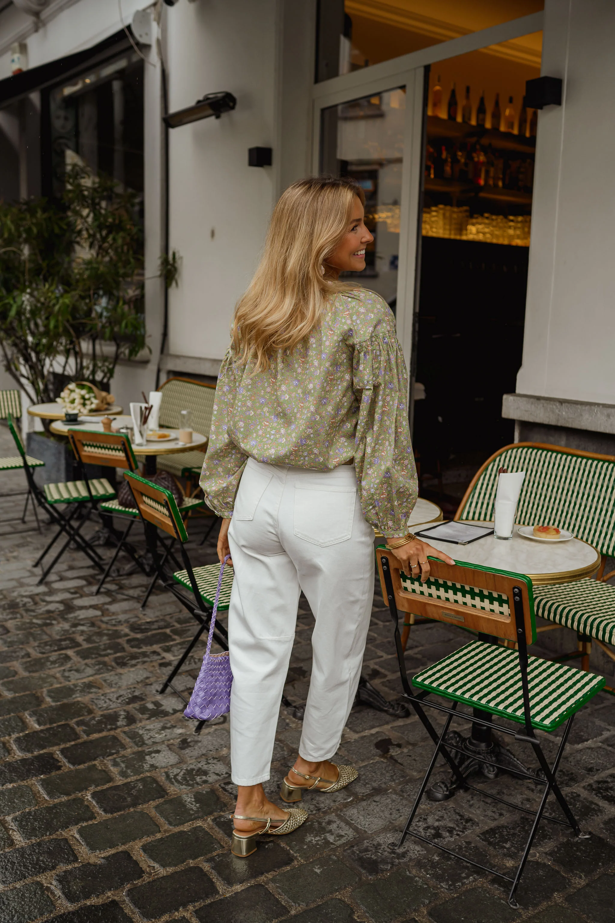 Green Floral Cadence Blouse - Image 16