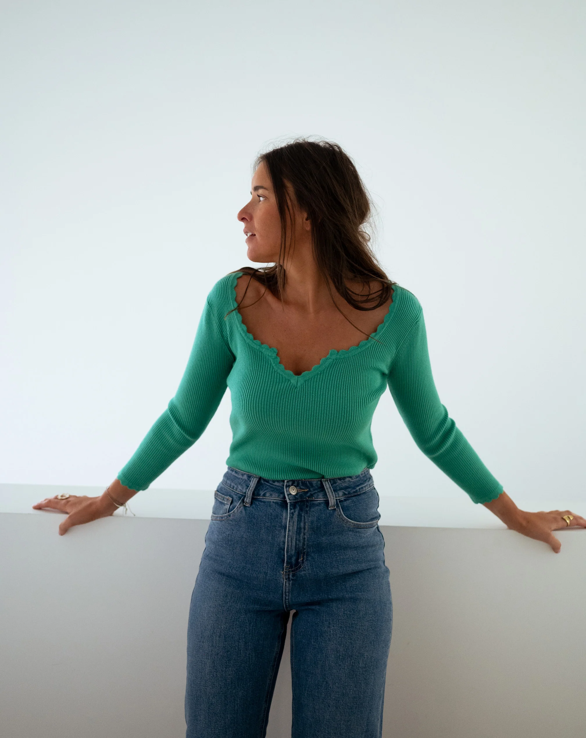 Green Gustin Sweater - Image 4