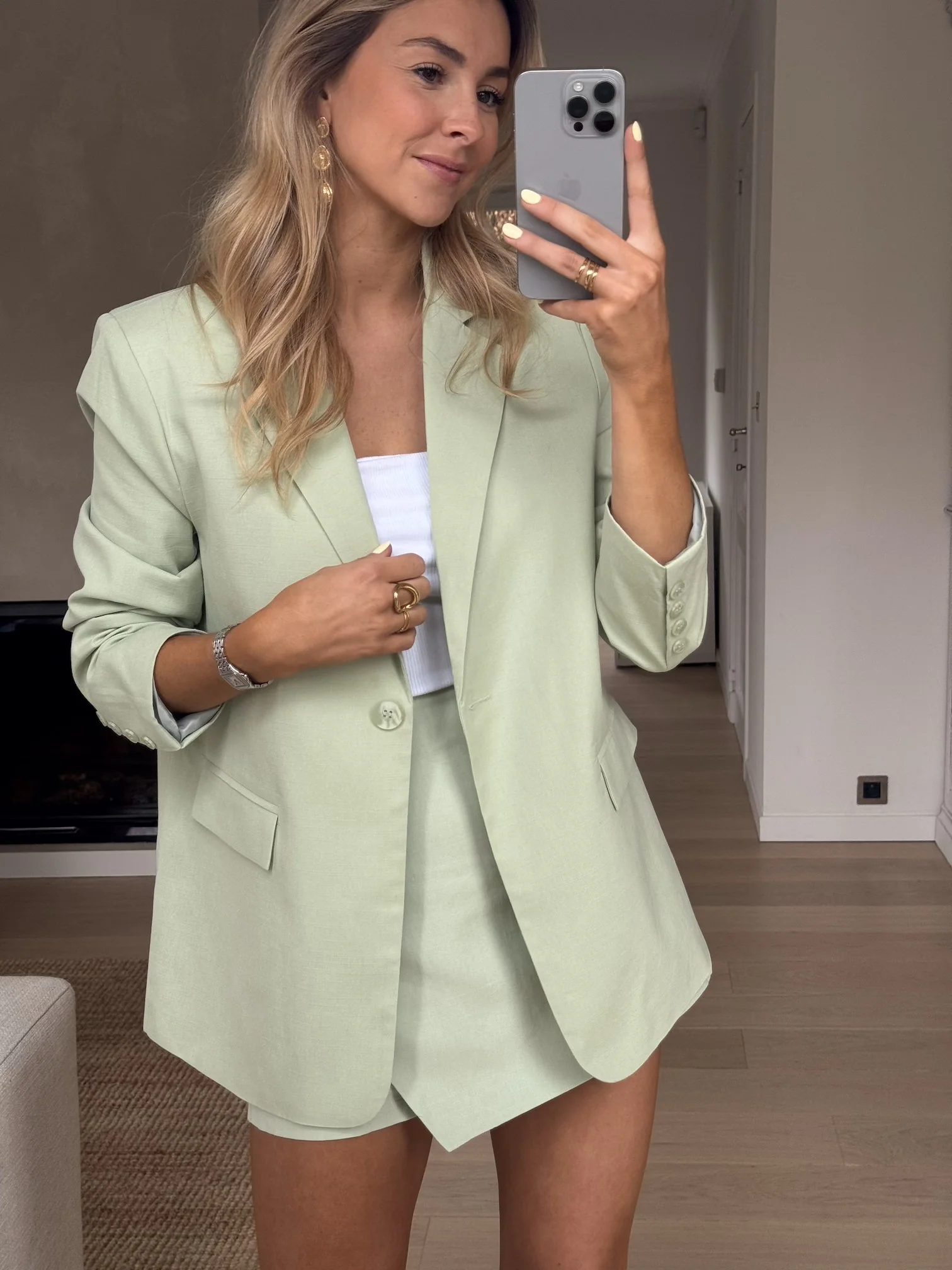 Green Jean Blazer - Image 7