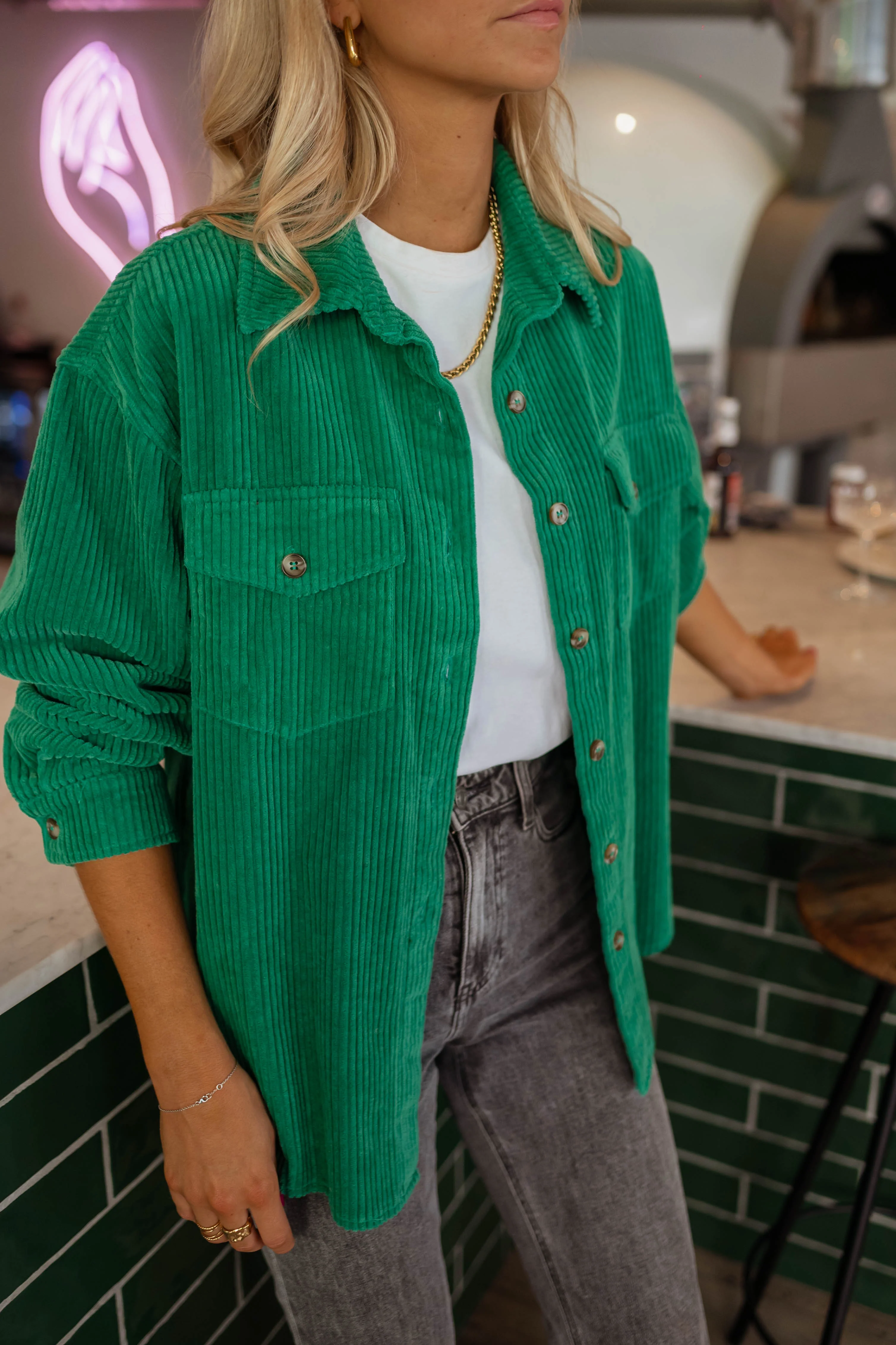 Green Louana Overshirt - Image 5