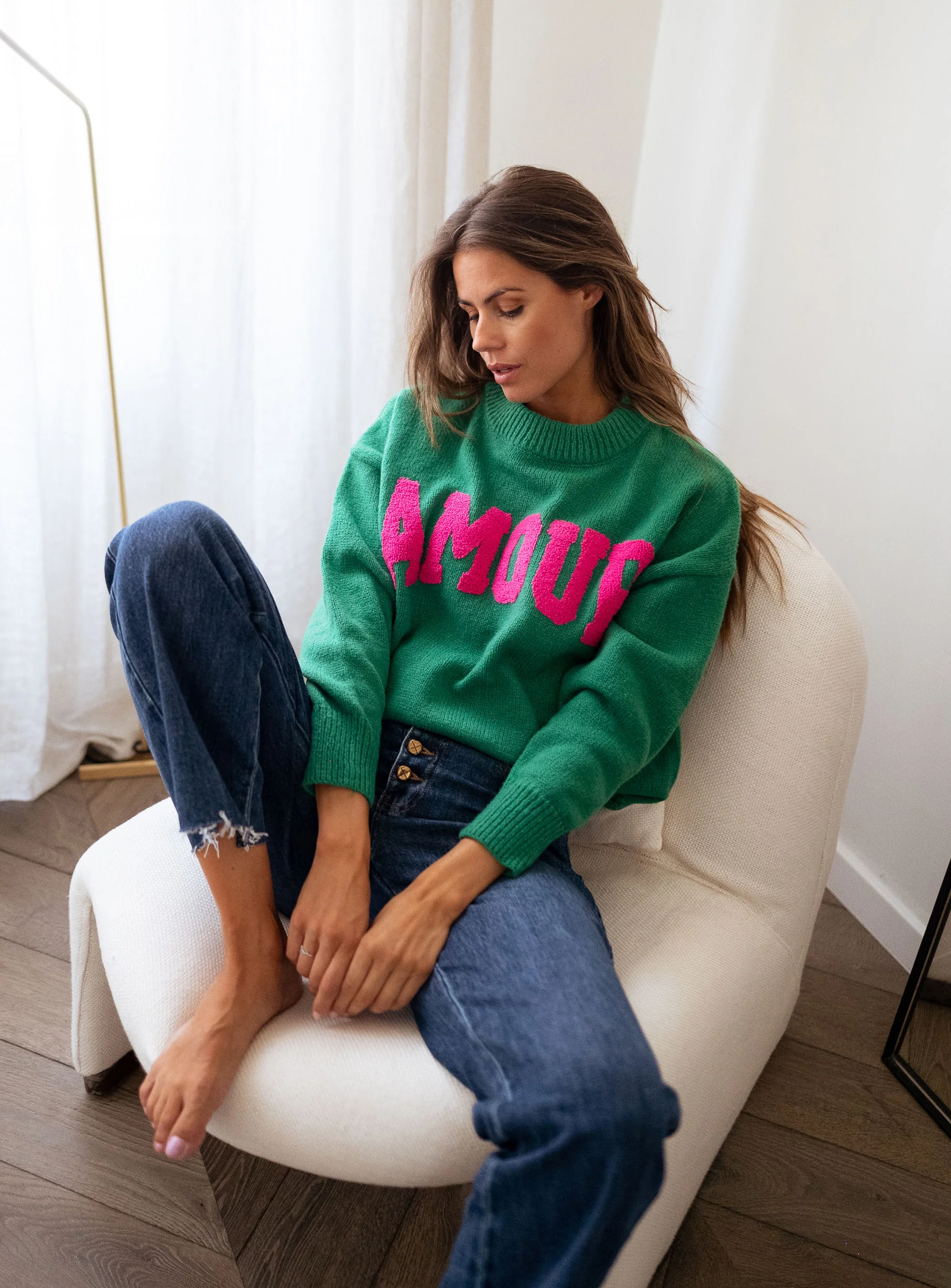 Green Paxton Sweater - Image 4