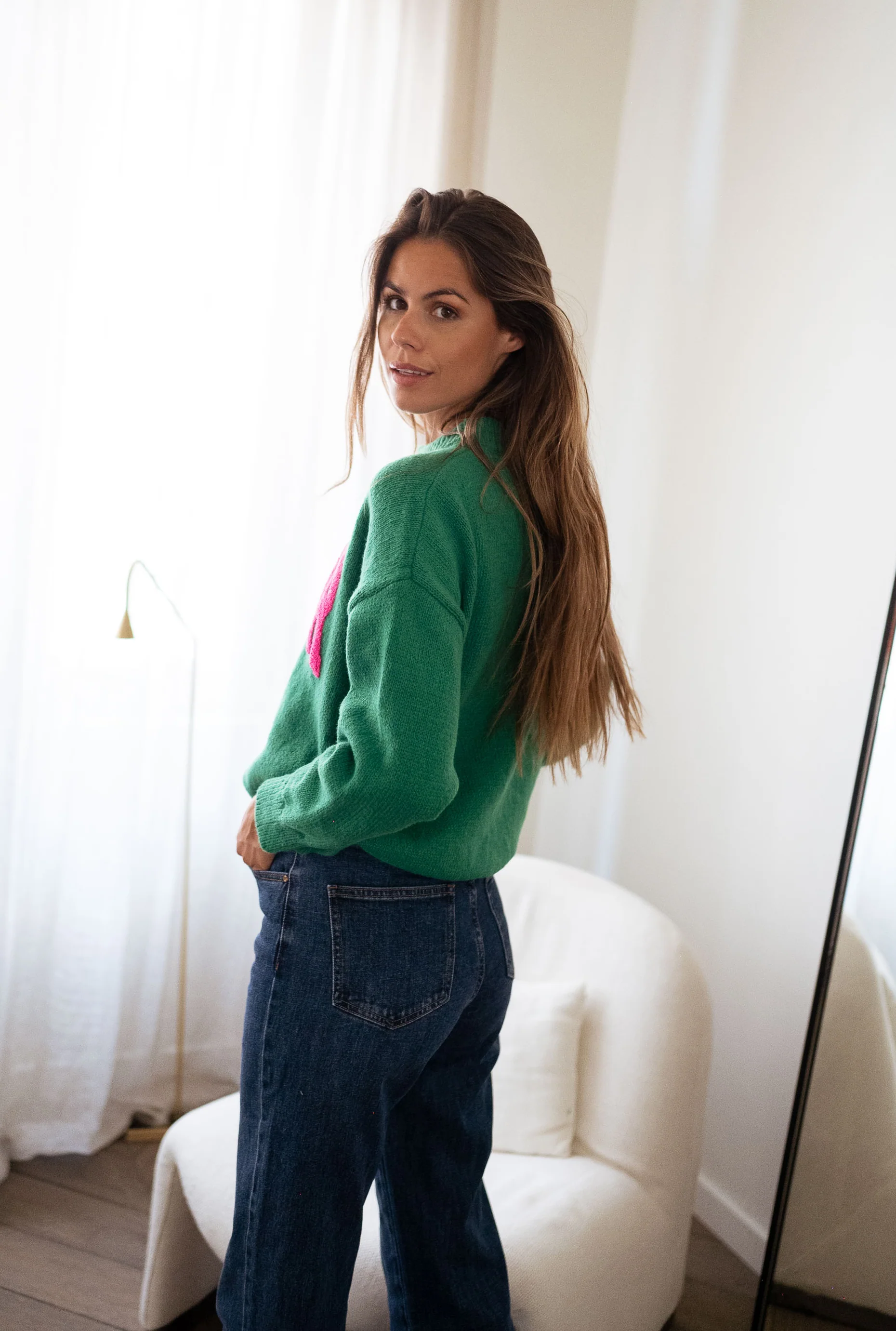 Green Paxton Sweater - Image 5