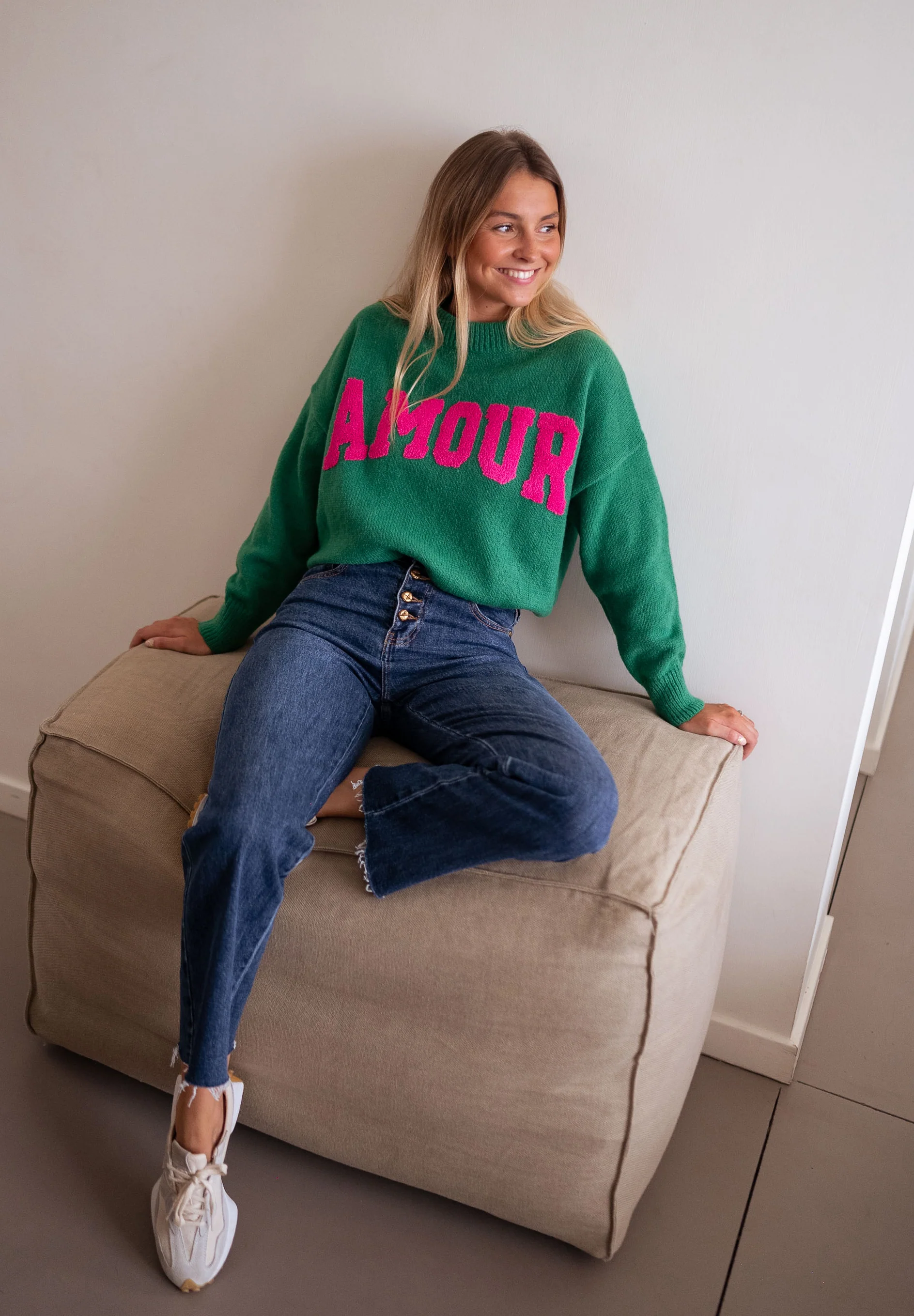 Green Paxton Sweater - Image 7