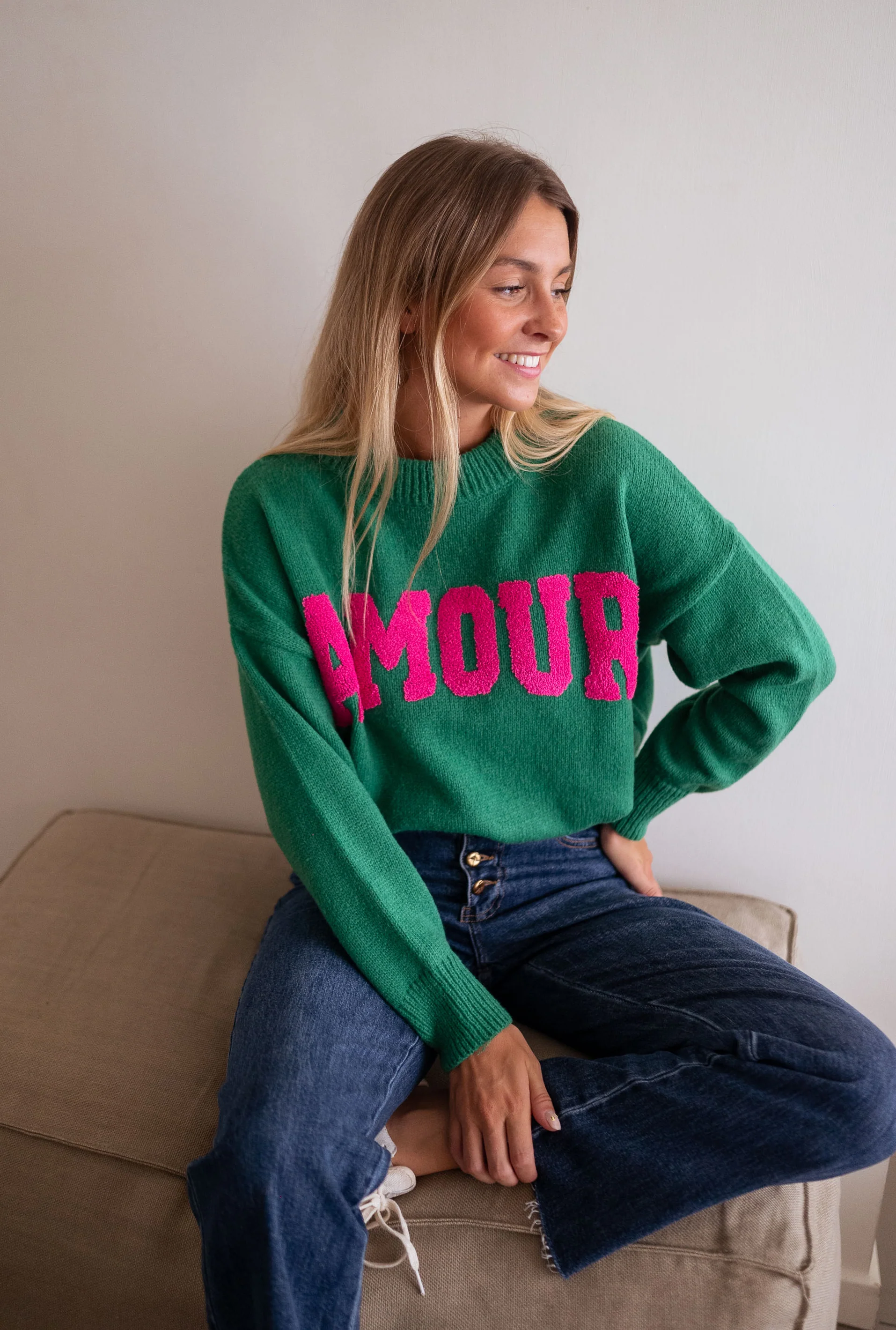 Green Paxton Sweater - Image 8