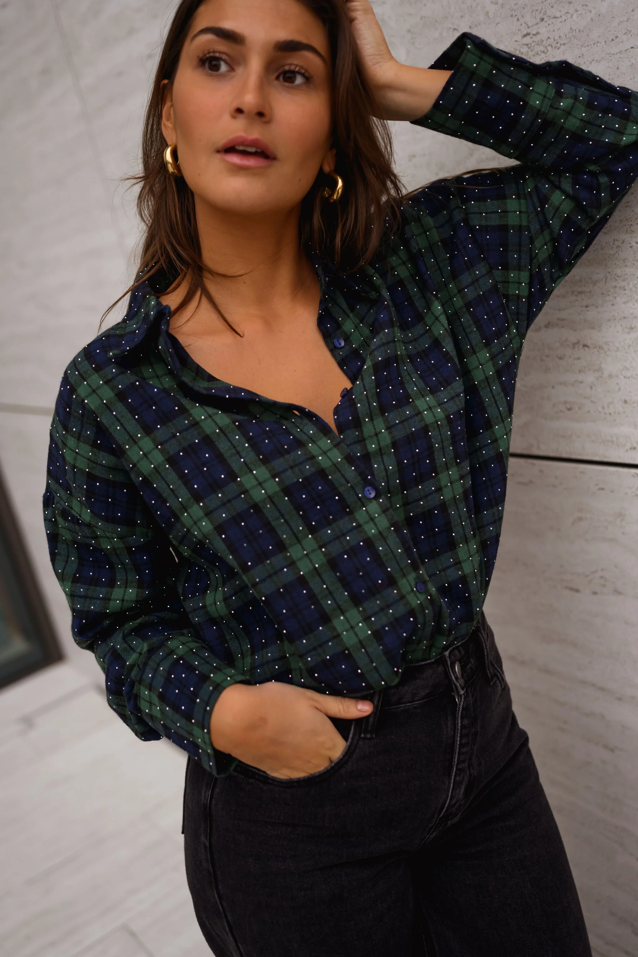 Green Plaid Dicki Shirt - Image 7